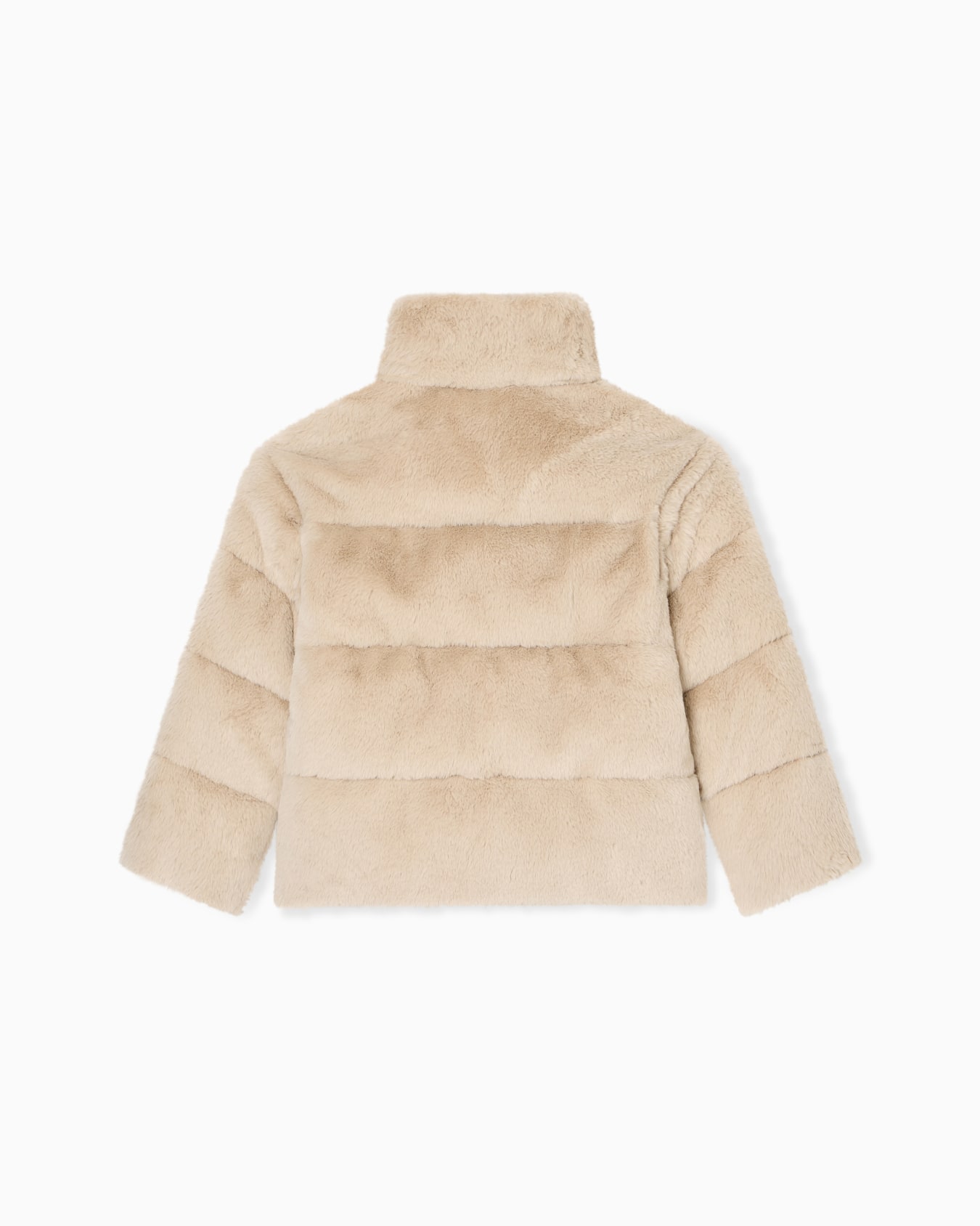 Full-zip jacket in faux-fur fabric Slide 2