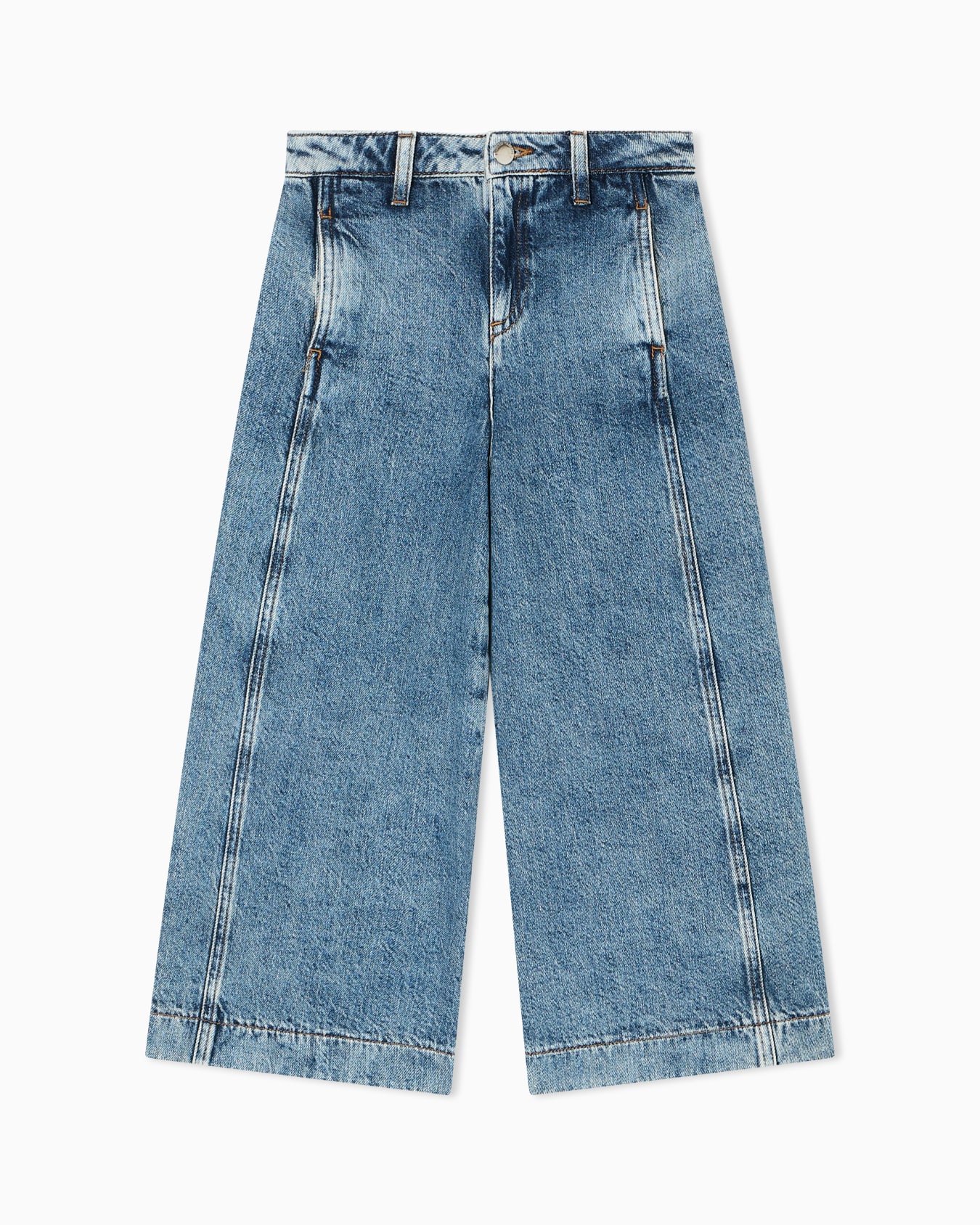 Jeans comfort wide leg in denim Slide 0