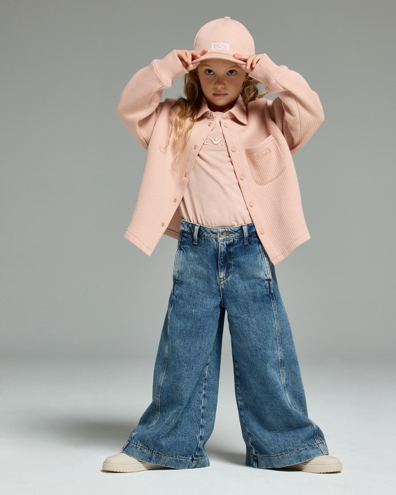 Jeans comfort wide leg in denim Slide 4
