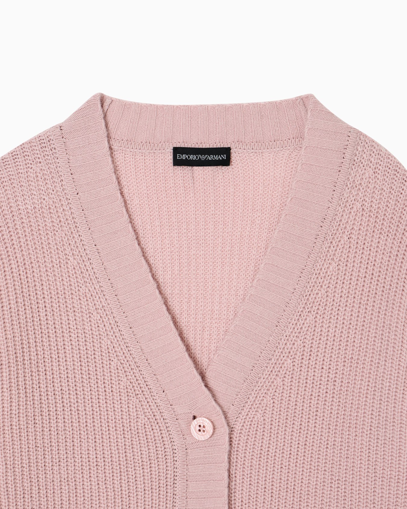 Wool-blend V-neck cardigan Slide 1