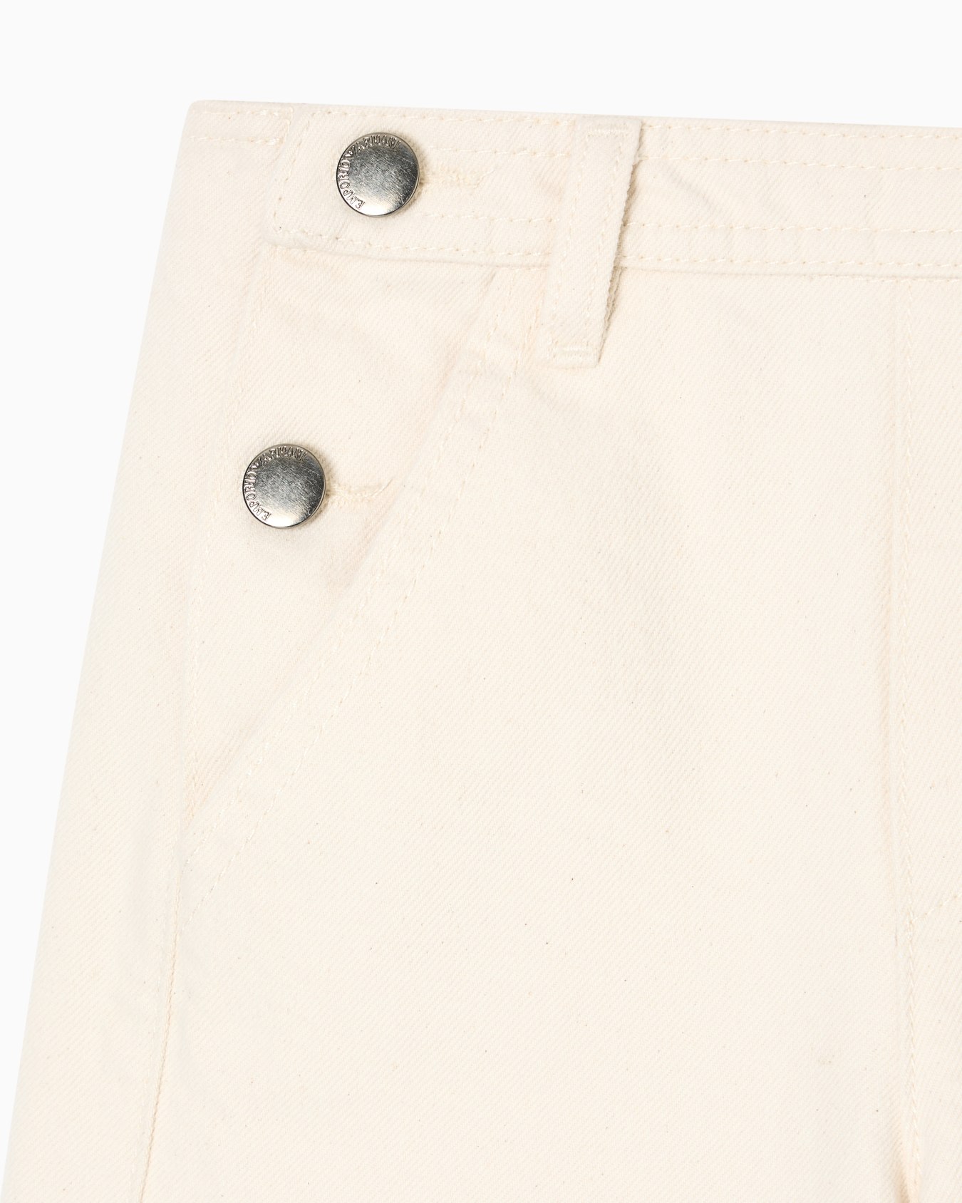 Comfortable, wide-leg twill trousers Slide 1