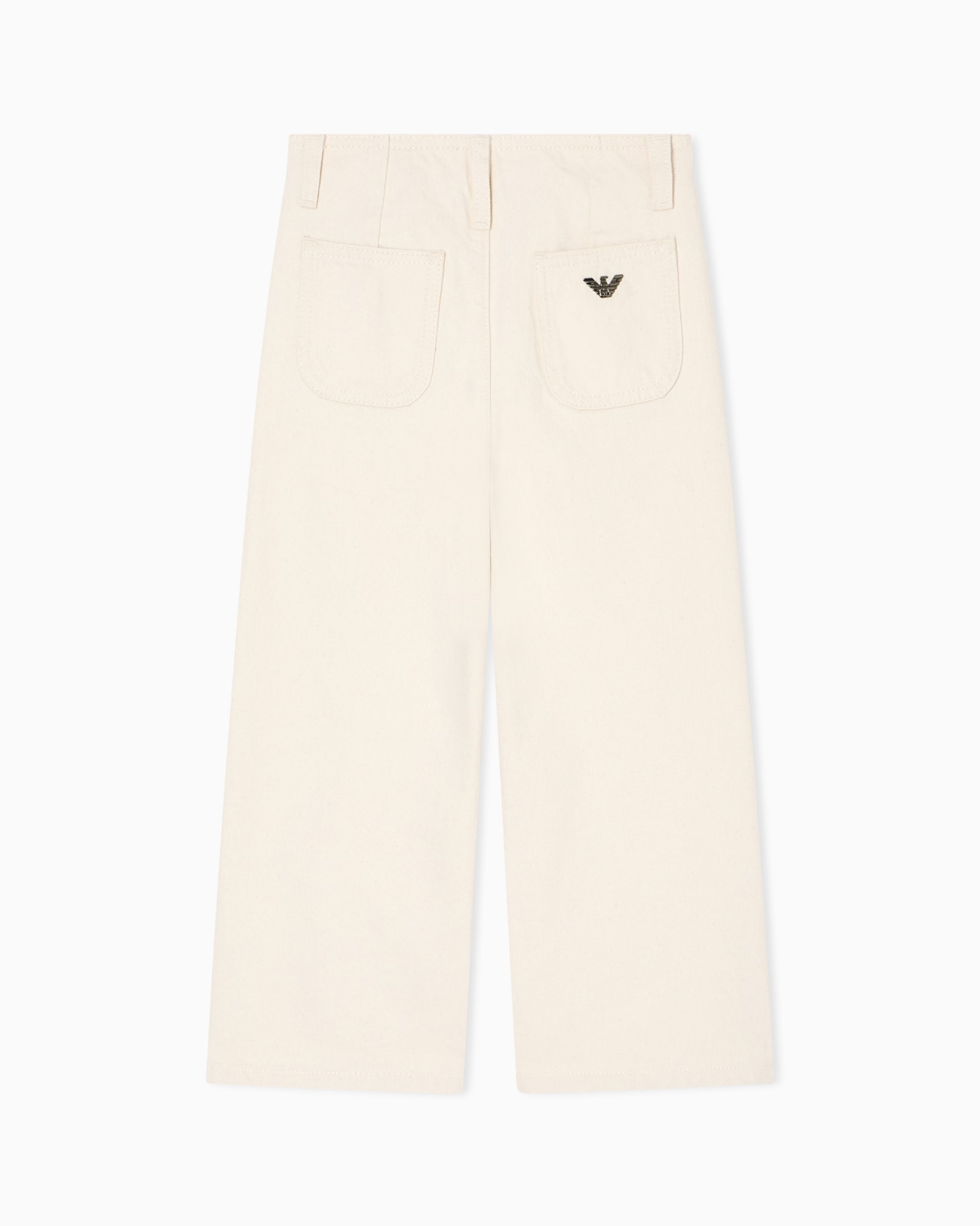 Comfortable, wide-leg twill trousers Slide 2