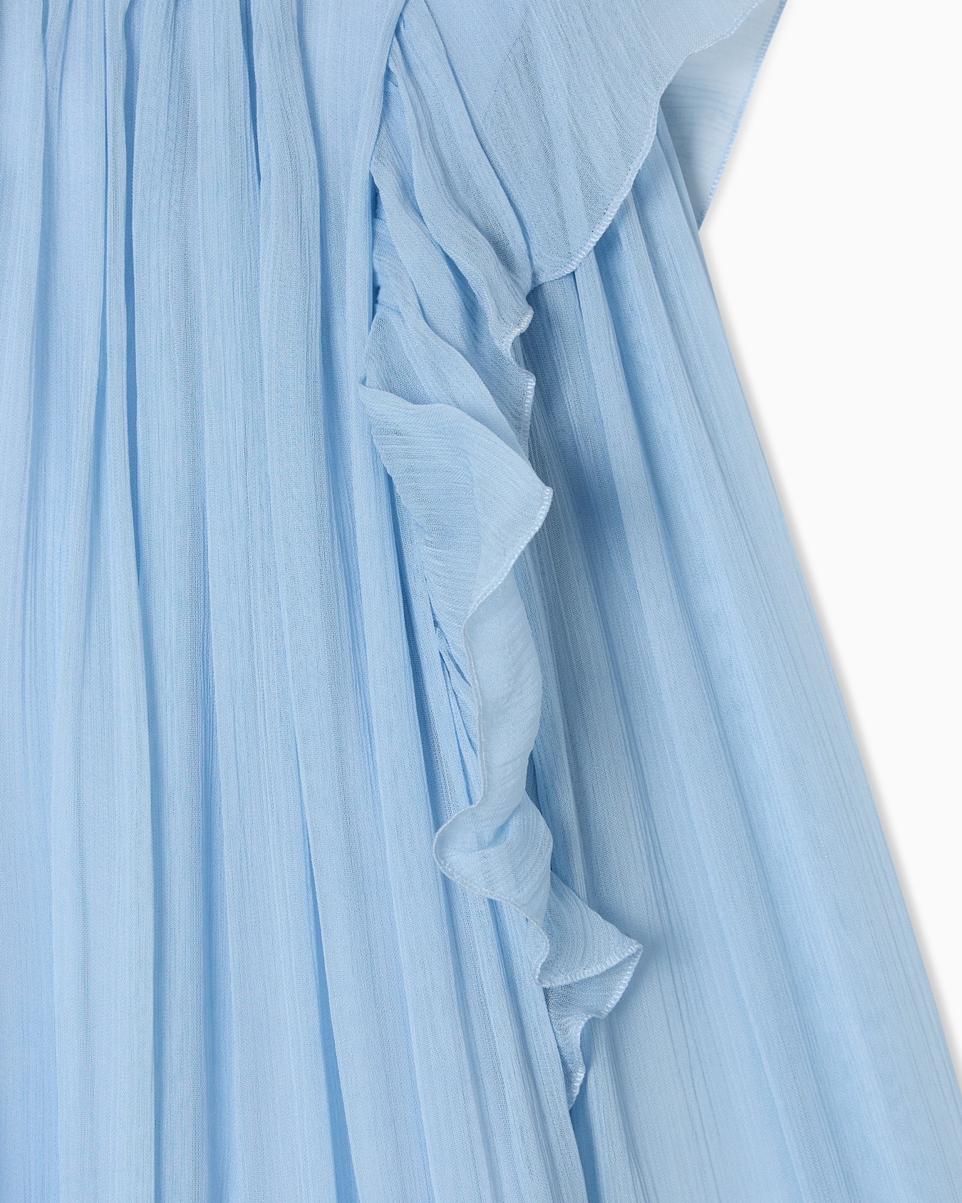 ASV crépon dress with ruffle Slide 1