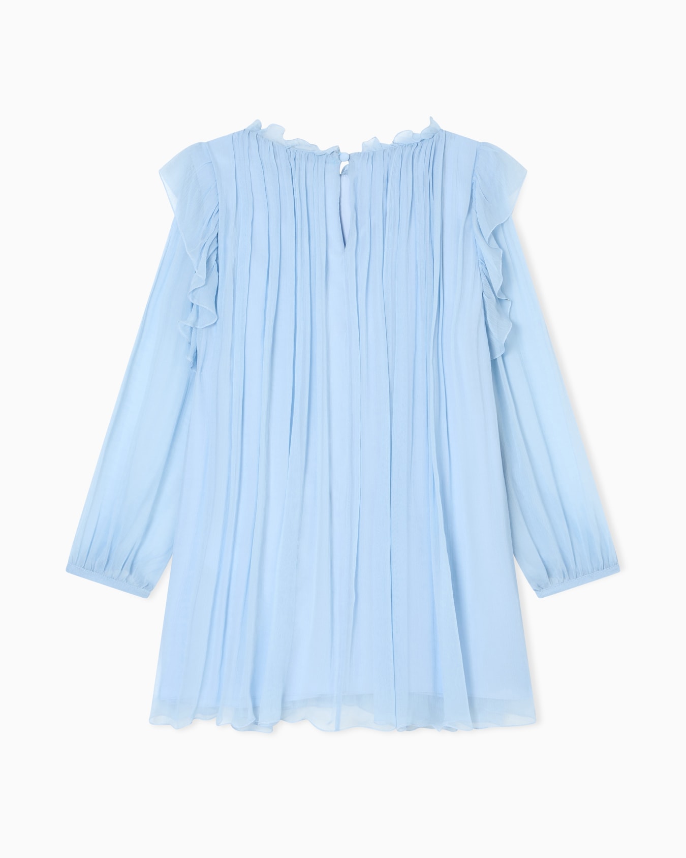 ASV crépon dress with ruffle Slide 2