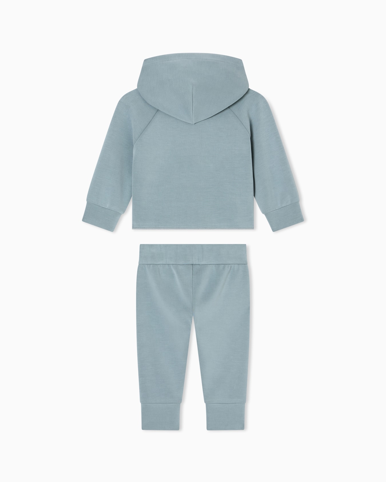 Cupro tracksuit with zip-up, hooded sweatshirt Slide 2