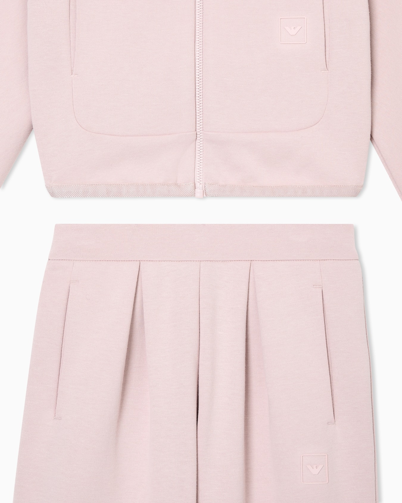 ASV interlock jersey tracksuit with full-zip sweatshirt Slide 1