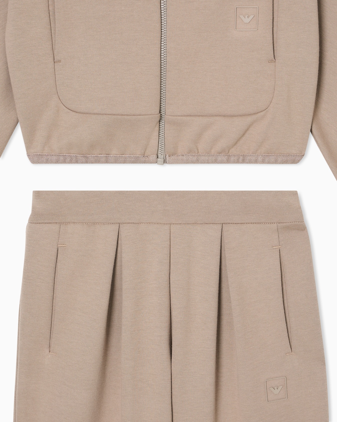 ASV interlock jersey tracksuit with full-zip sweatshirt Slide 1