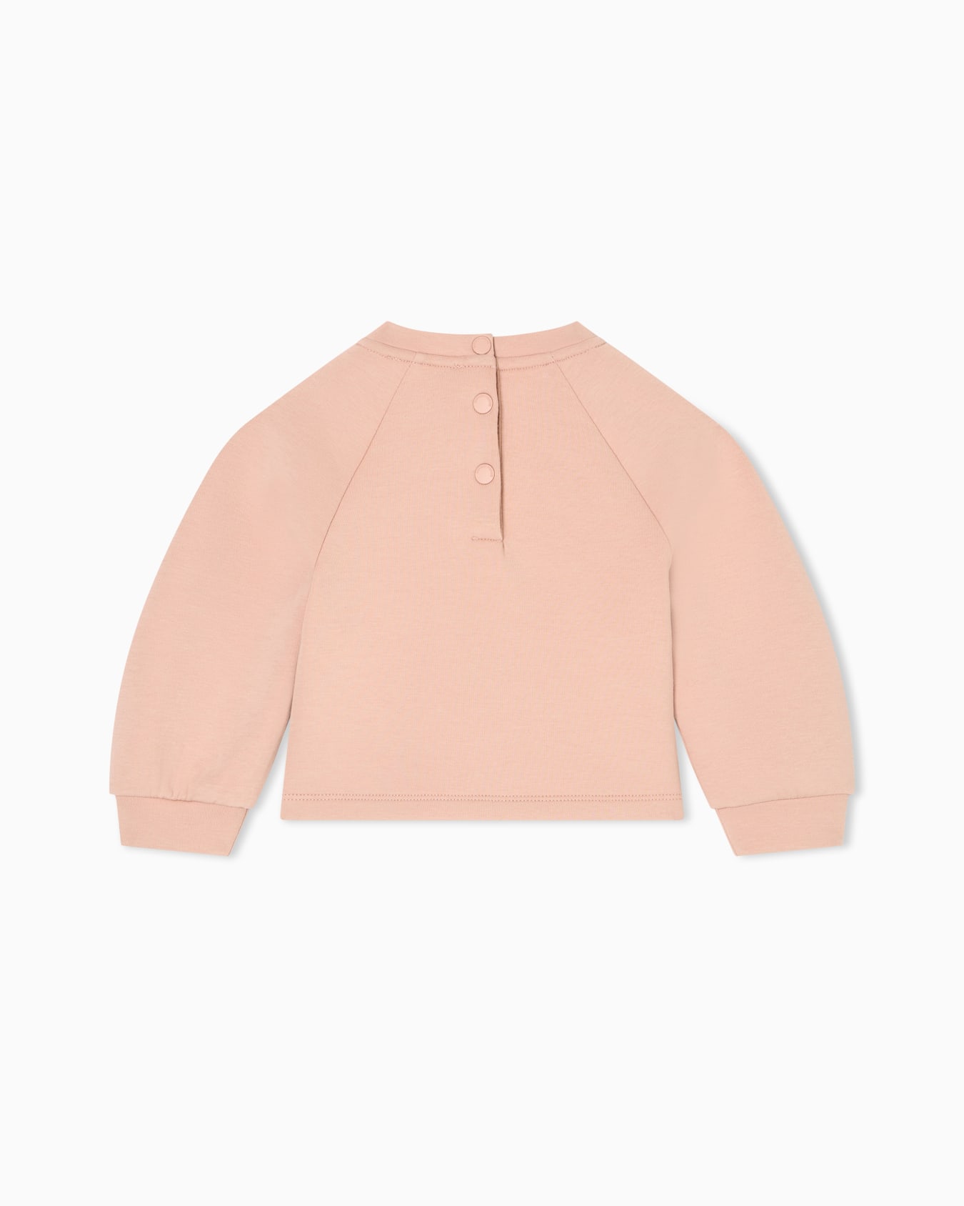 Winter clouds print double-jersey sweatshirt Slide 2