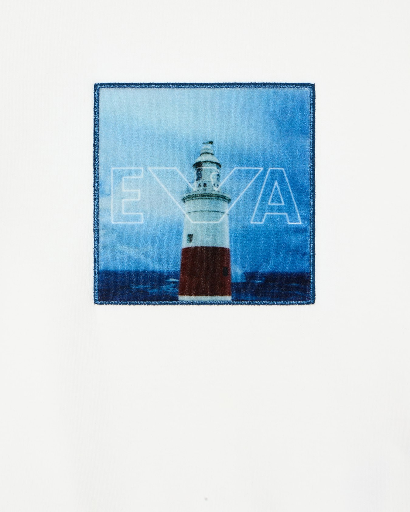 Felpa in double jersey stampa Winter clouds Slide 1