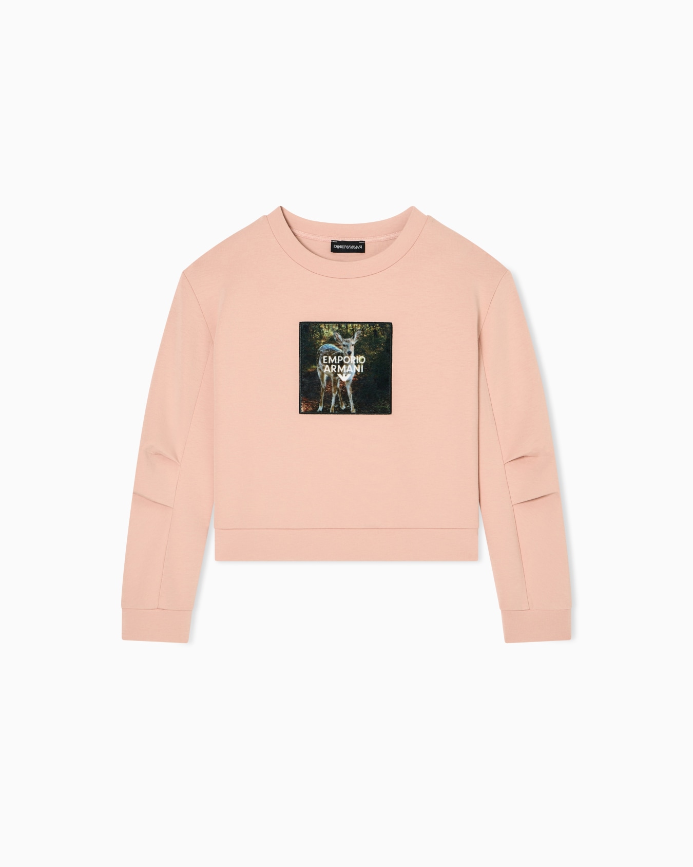 Felpa in double jersey stampa Winter clouds Slide 0
