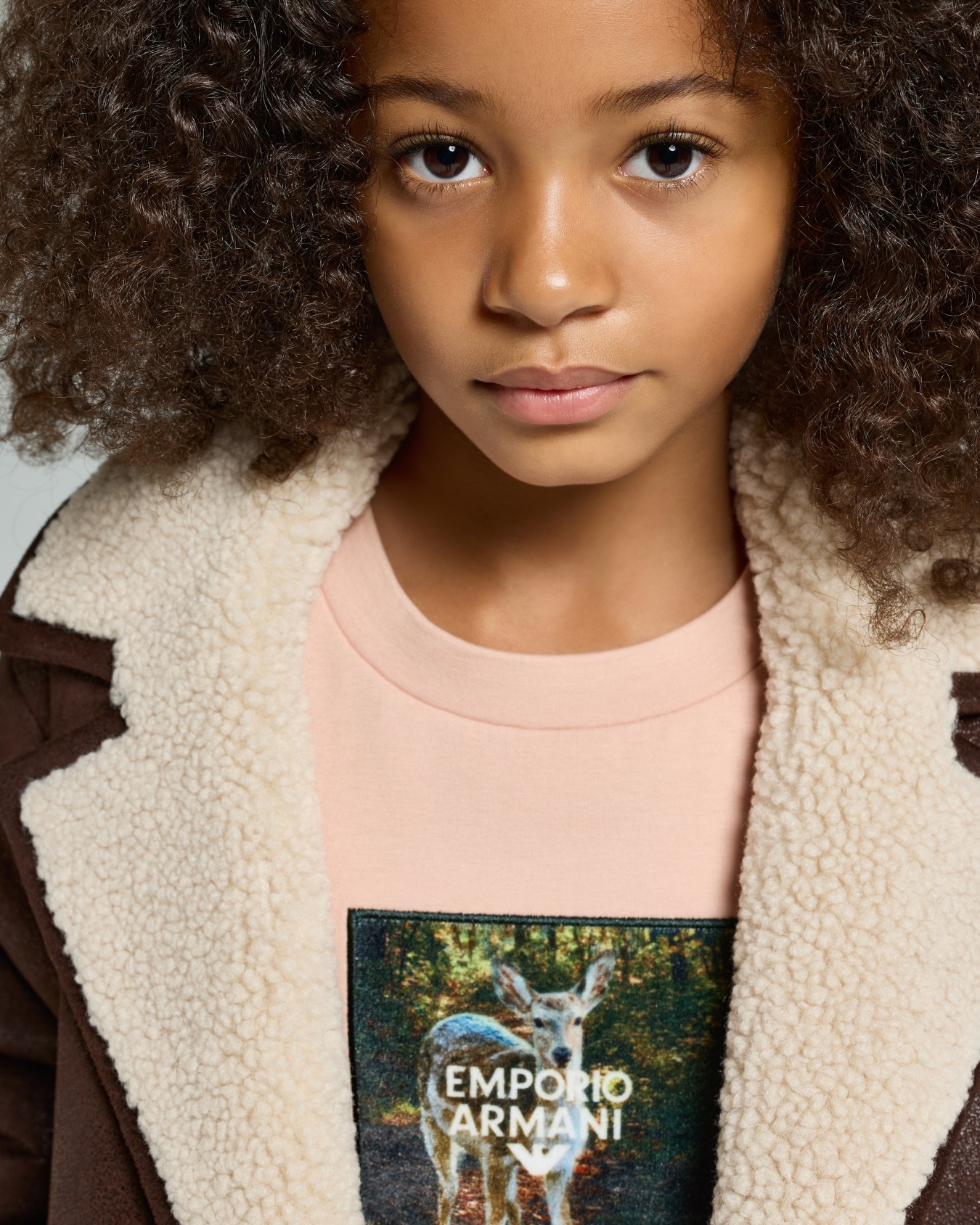 Felpa in double jersey stampa Winter clouds Slide 3