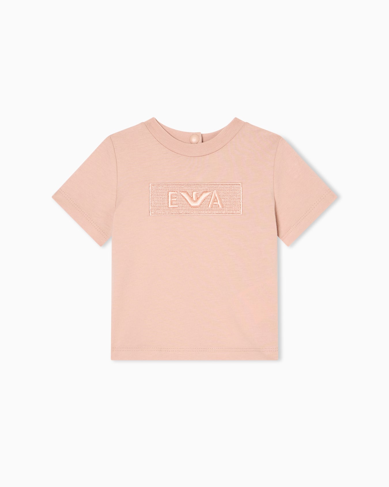 T-shirt in jersey con patch ricamo EA Slide 0