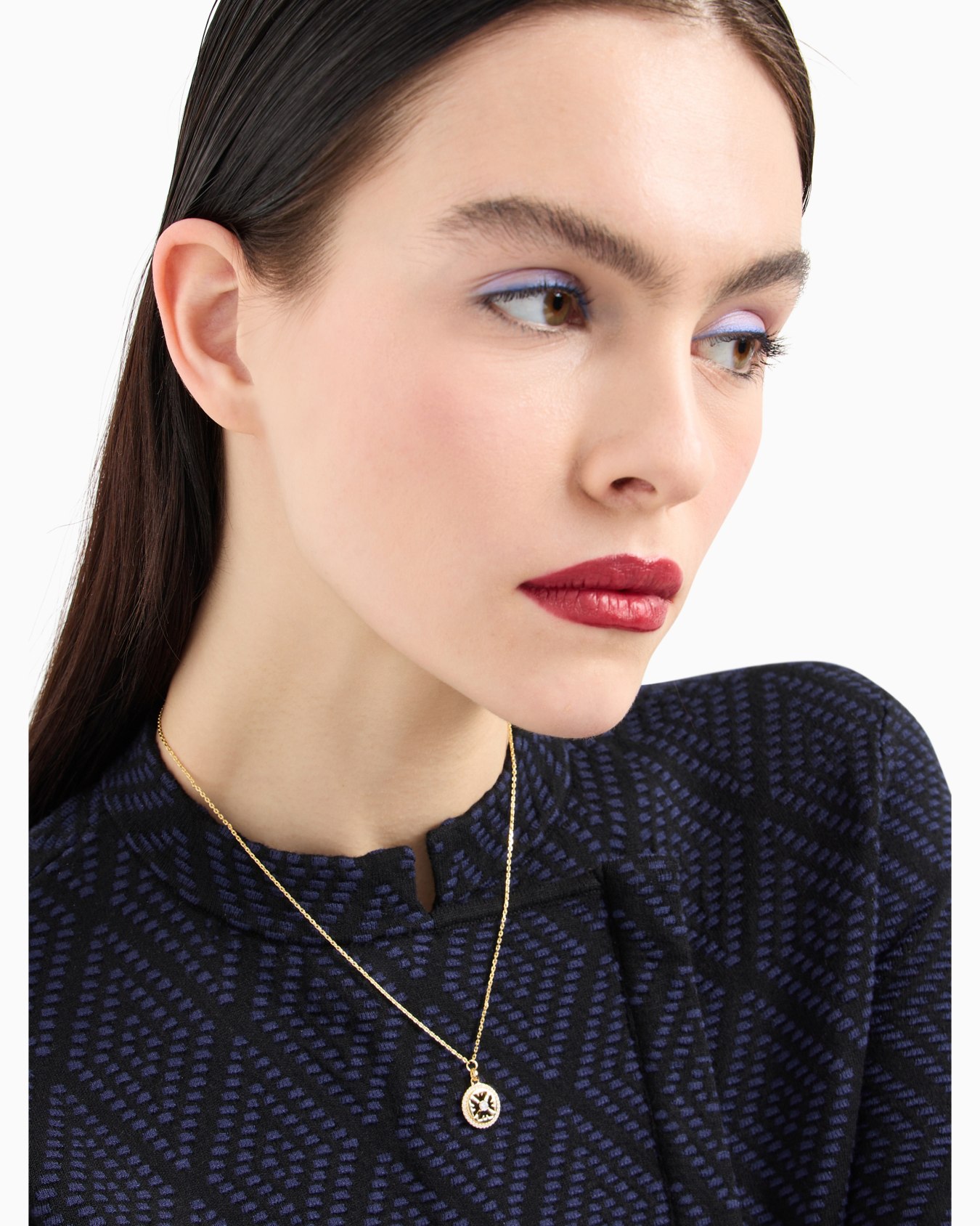 Kette aus goldfarbenem Sterlingsilber mit Anhänger Folie 3