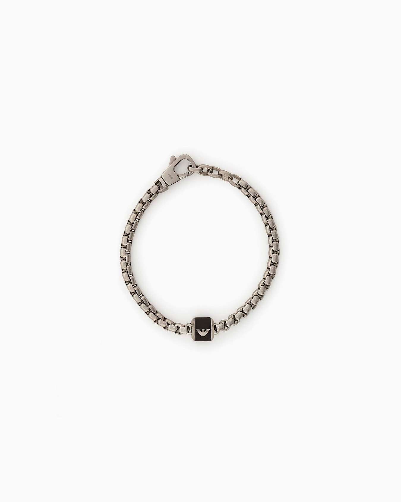 Black Marble Chain Bracelet Slide 0