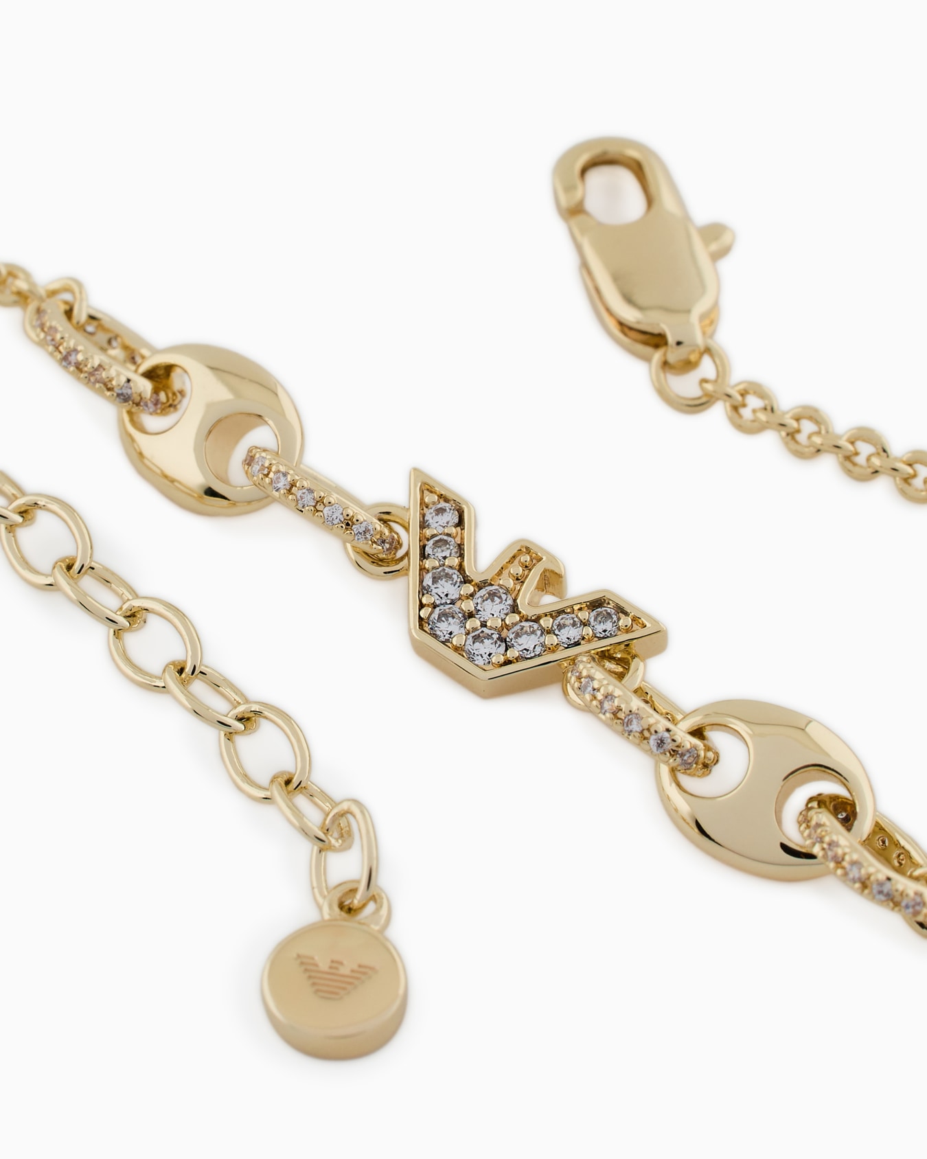  Pulsera de latón en tono dorado Diapositiva 2