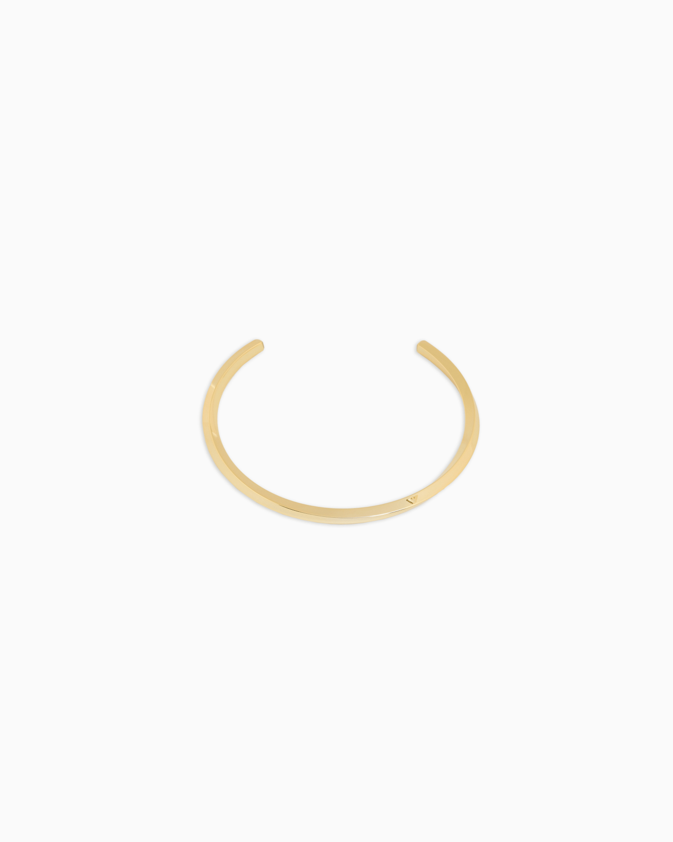 Gold-Tone Brass Collar Necklace Slide 0