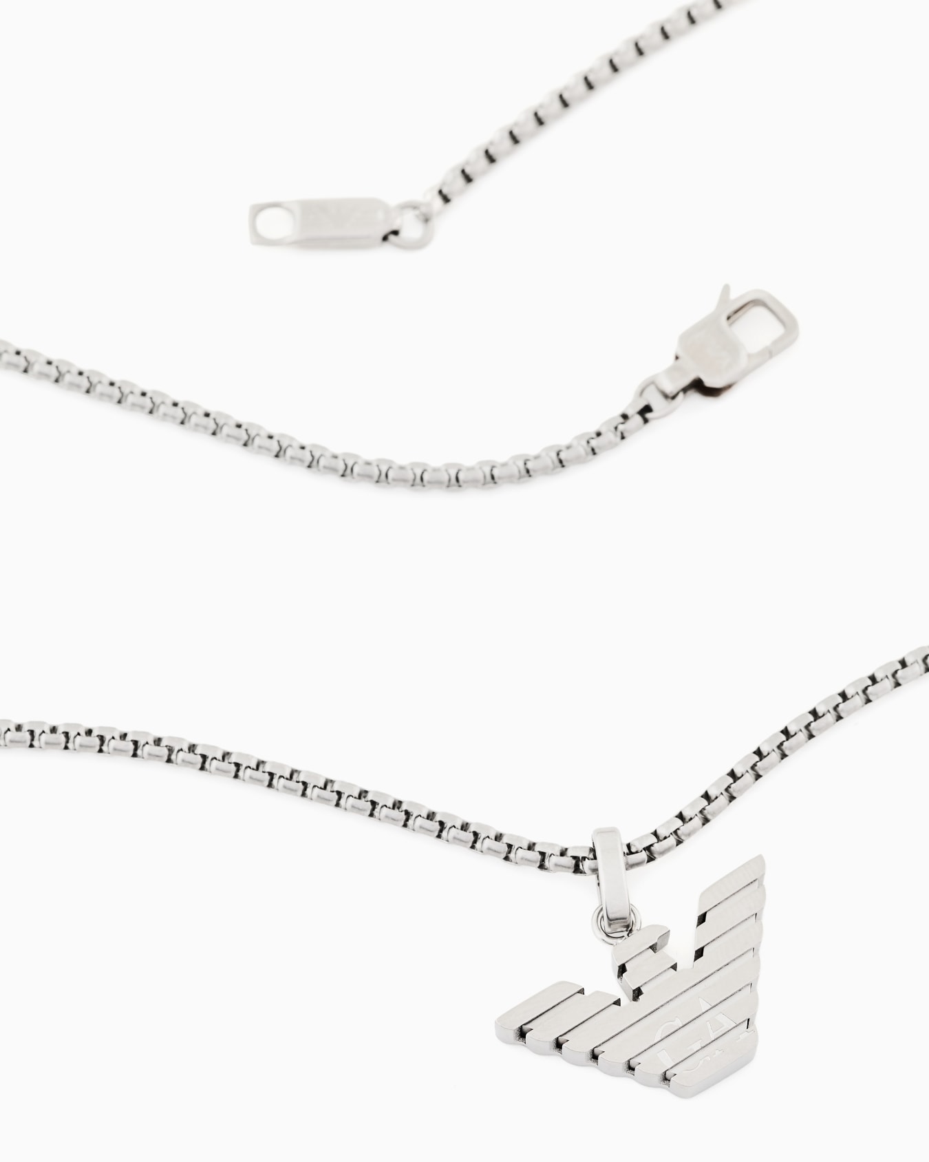 Collar con colgante de acero inoxidable Diapositiva 2