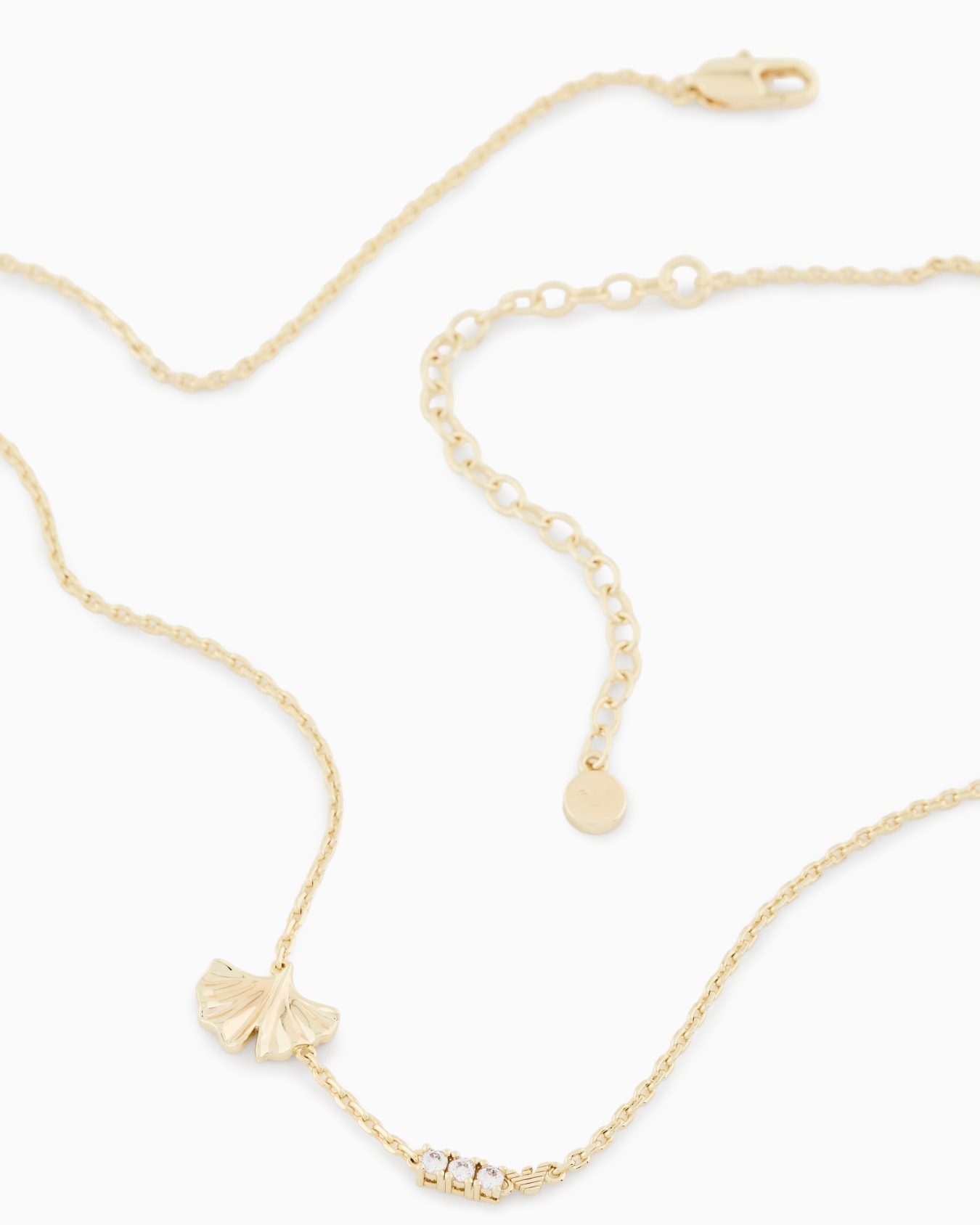 Collier avec identification en laiton couleur or Diapositive 2