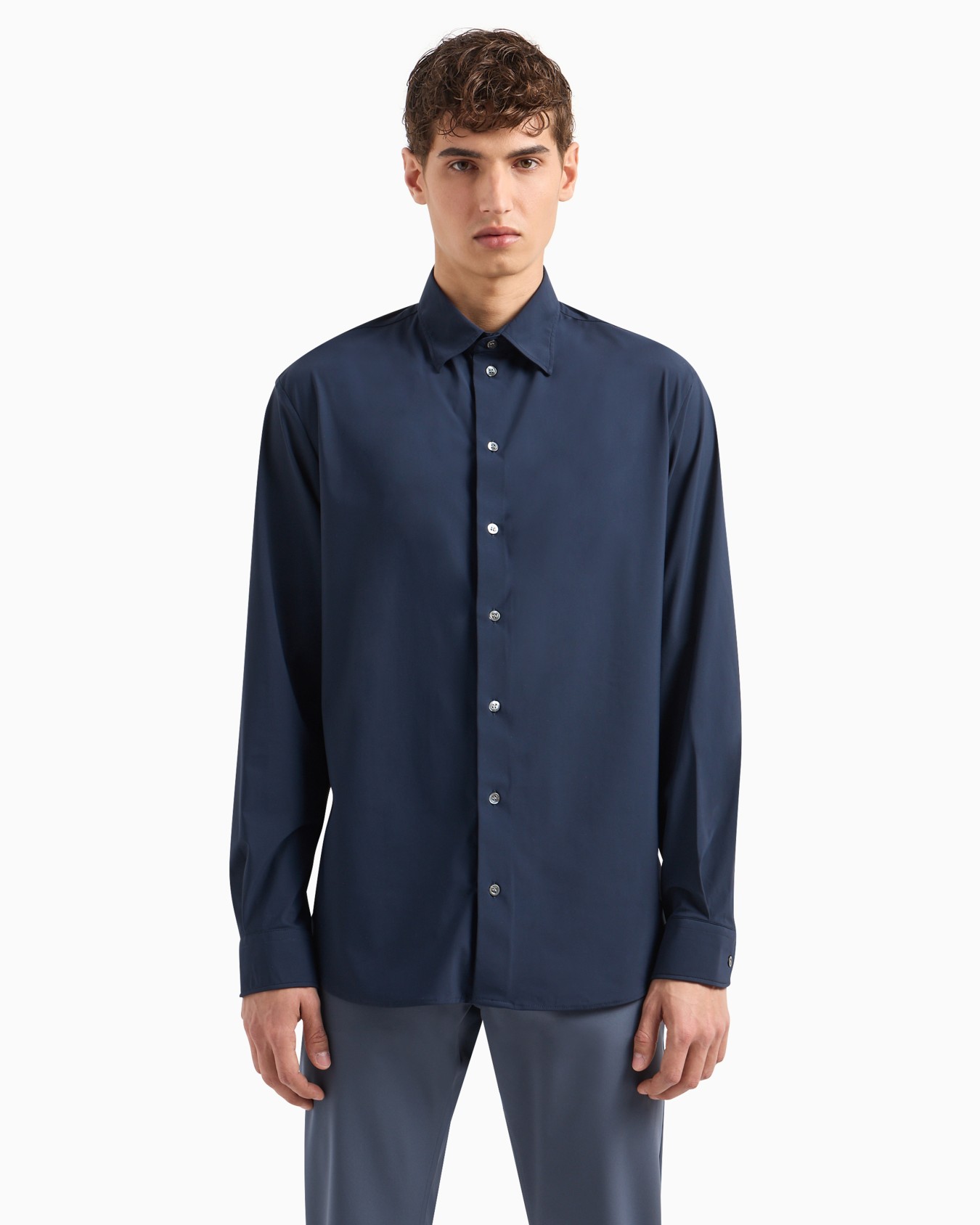 US Exclusive stretch fabric shirt Slide 3