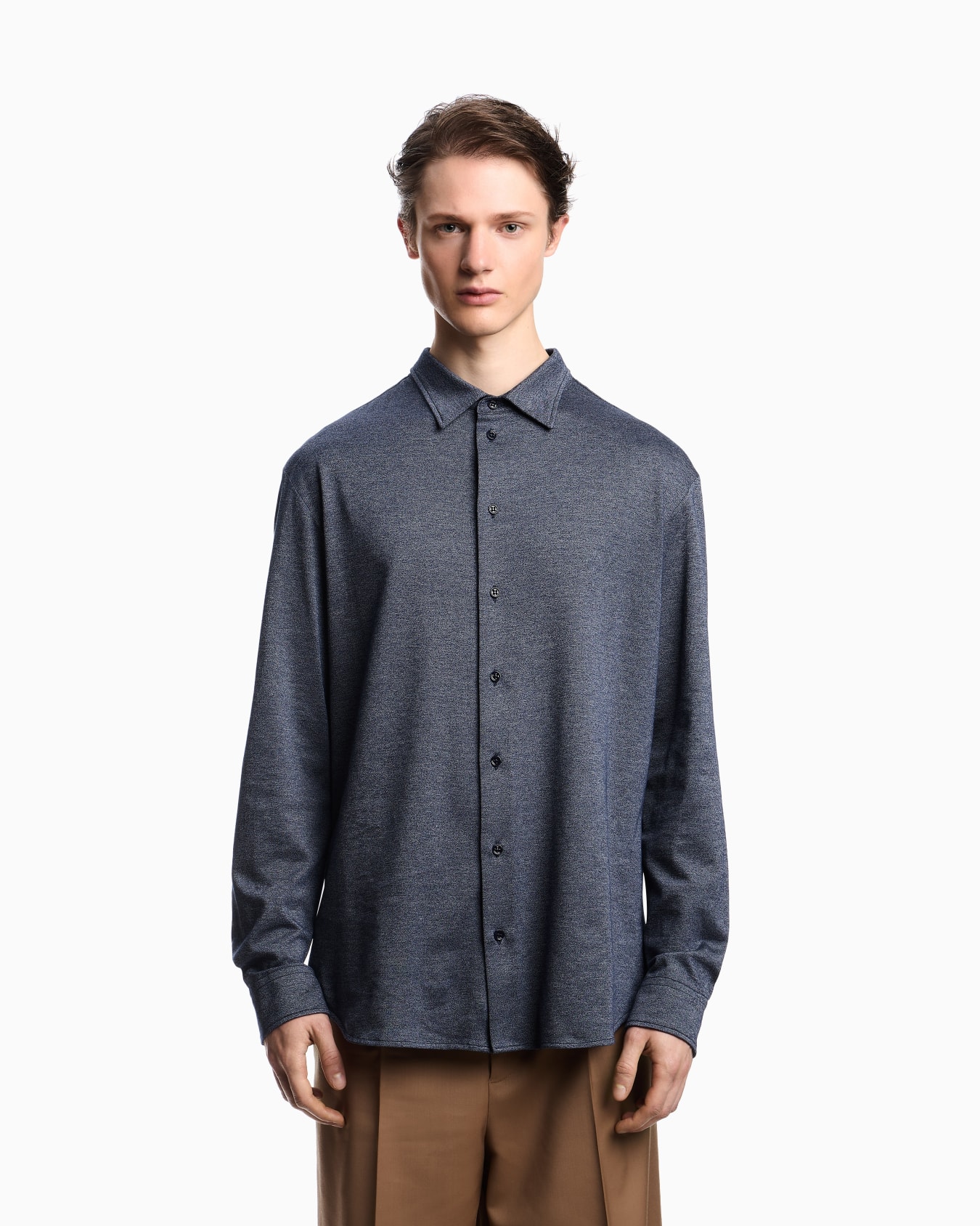 Icon jaspé jersey shirt Slide 3