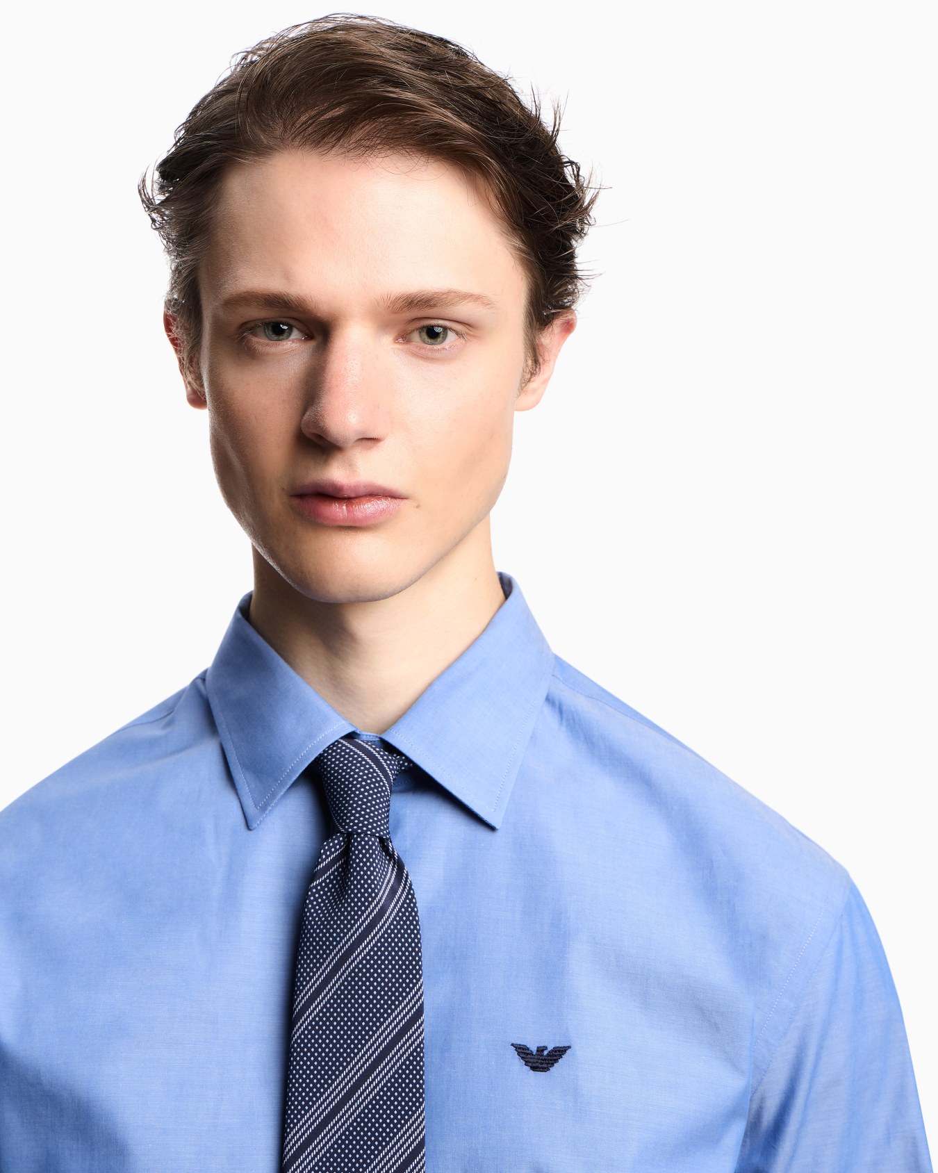 Cotton chambray shirt Slide 4