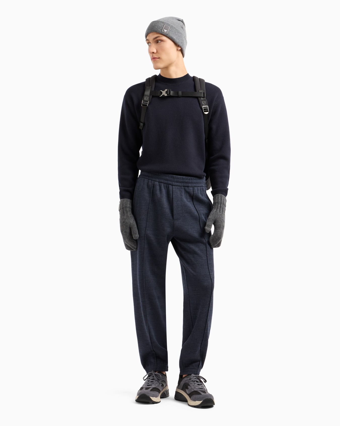Pull en laine vierge point molleton Travel Essential Diapositive 3