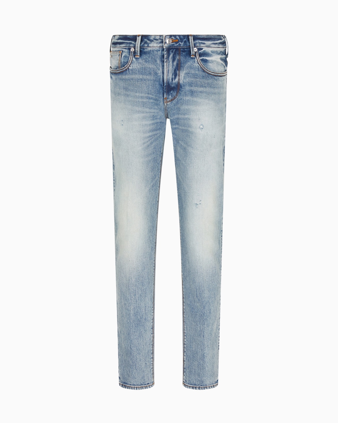 ASV J06 slim-fit jeans in bleached stretch denim Slide 0