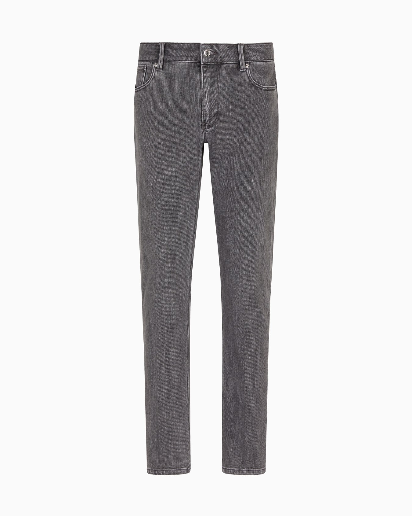 J06 slim-fit, stone-washed stretch-denim jeans Slide 0