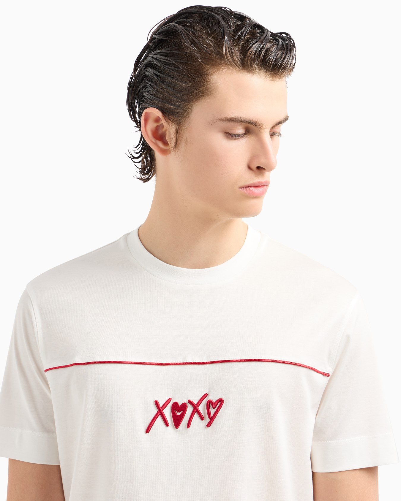 Lyocell-blend jersey T-shirt Slide 4