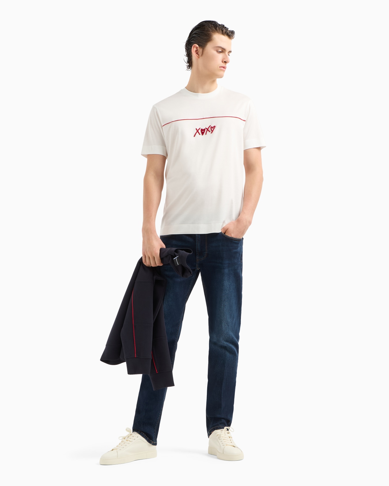 Lyocell-blend jersey T-shirt Slide 3