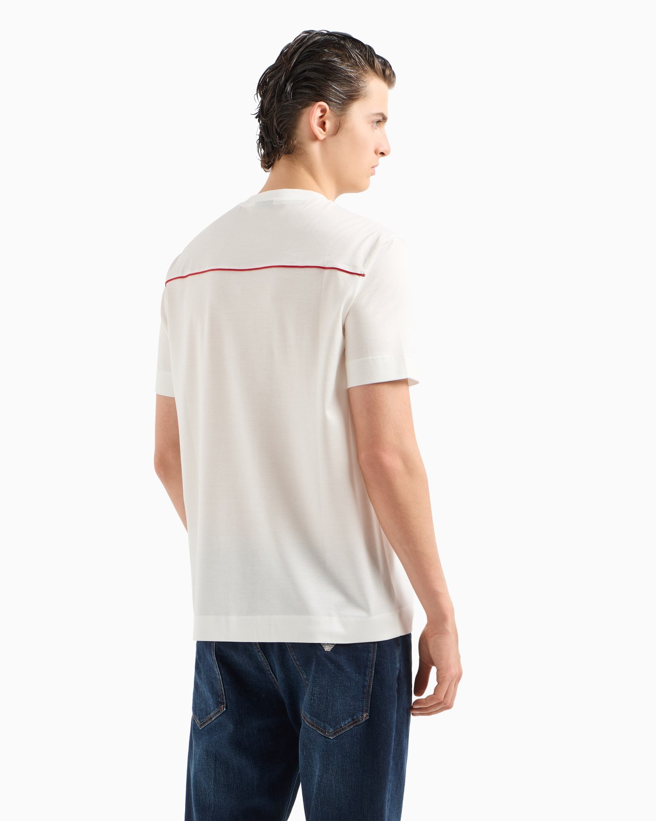Lyocell-blend jersey T-shirt Slide 2