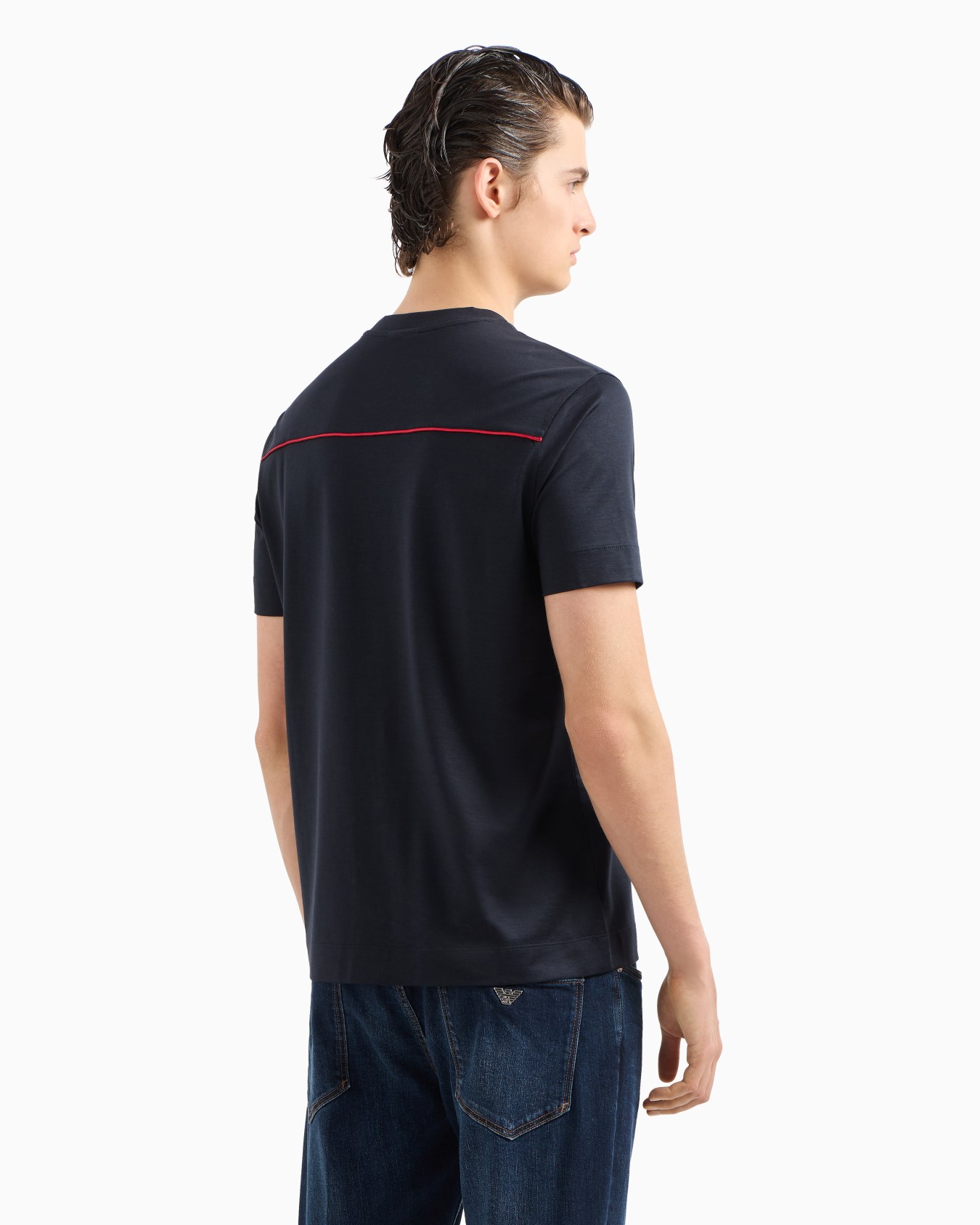 T-shirt en jersey mélange de lyocell Diapositive 2