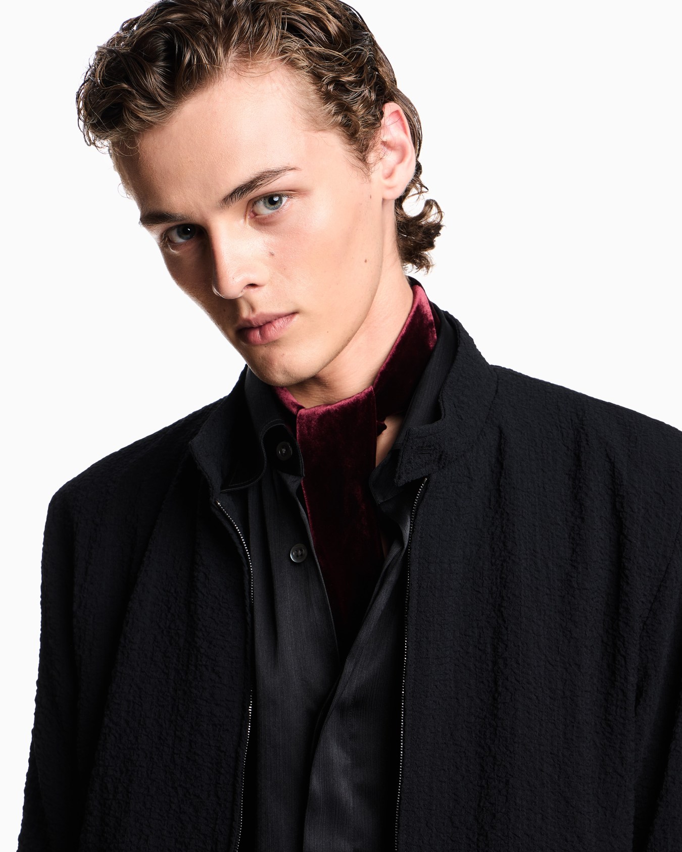 Blouson en tissu technique seersucker Diapositive 4