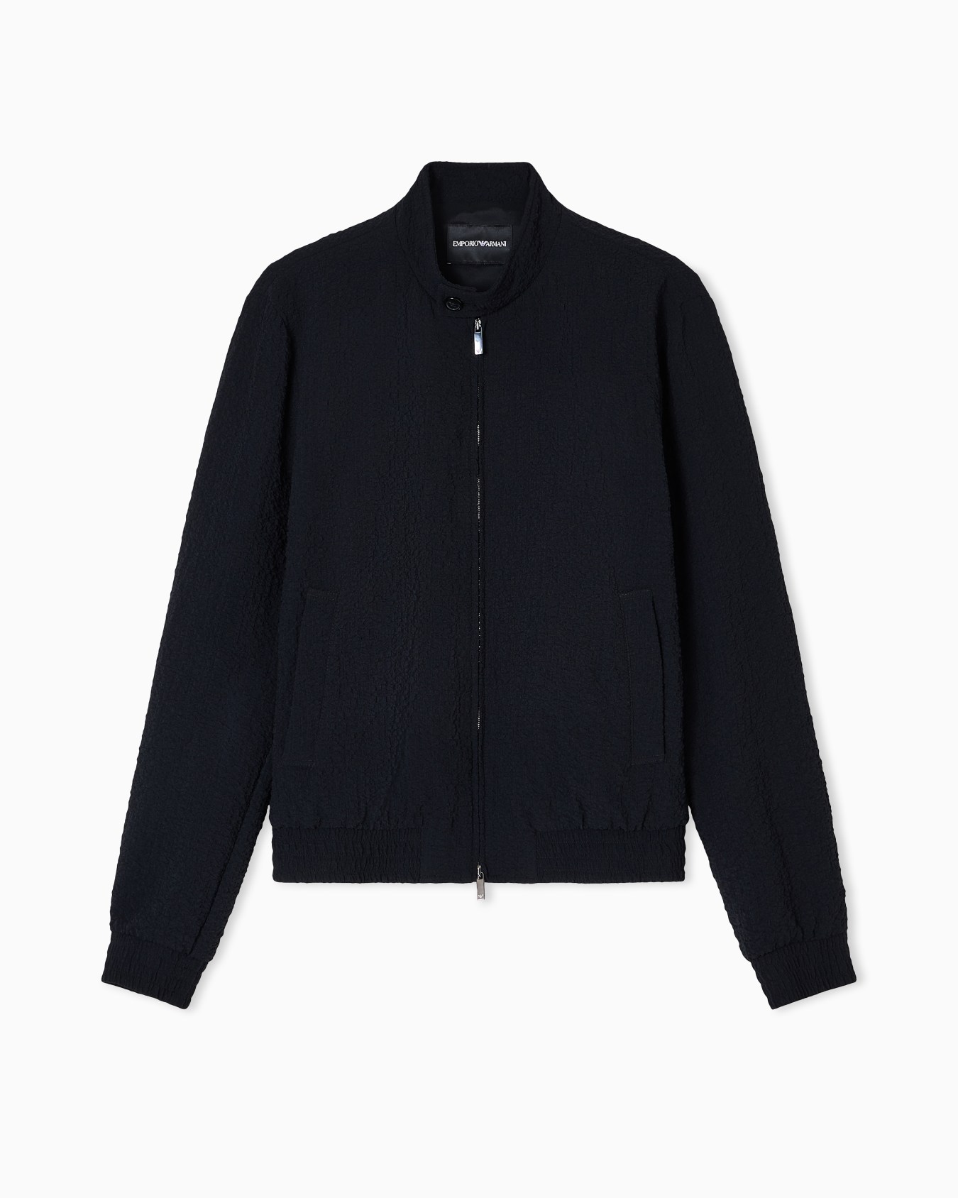Blouson en tissu technique seersucker Diapositive 0