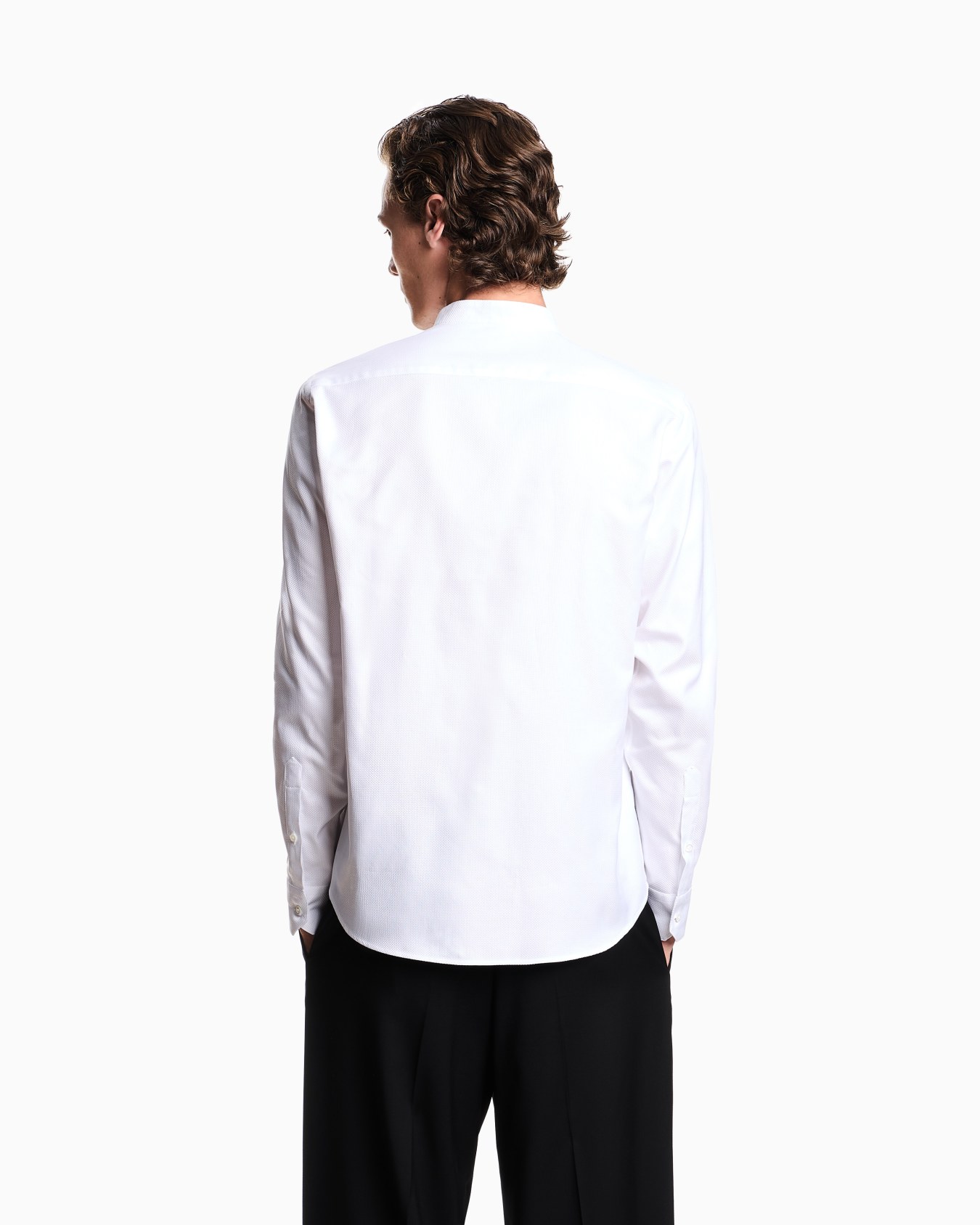 Armure cotton shirt with guru collar Slide 2