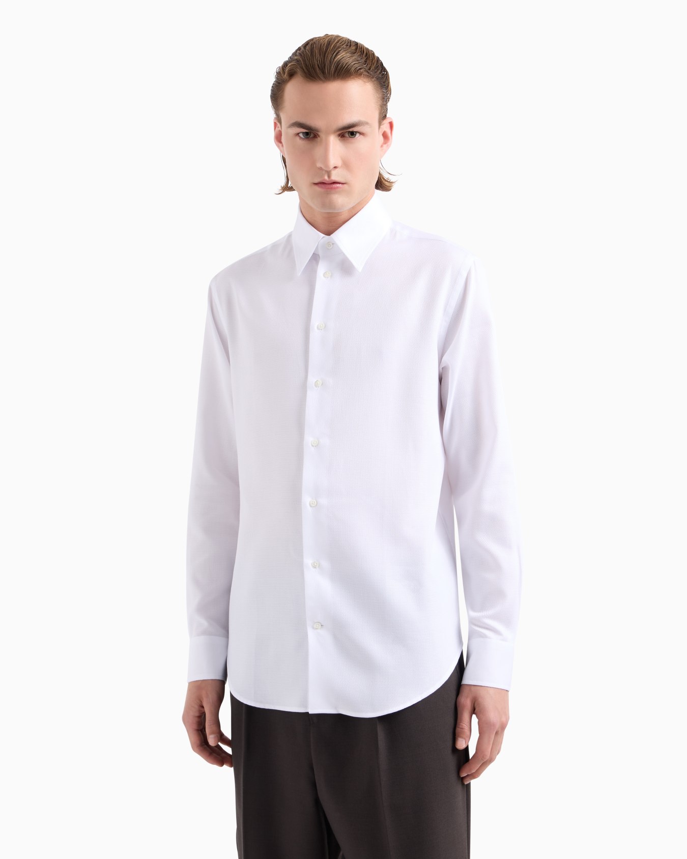 Cotton armure shirt Slide 1