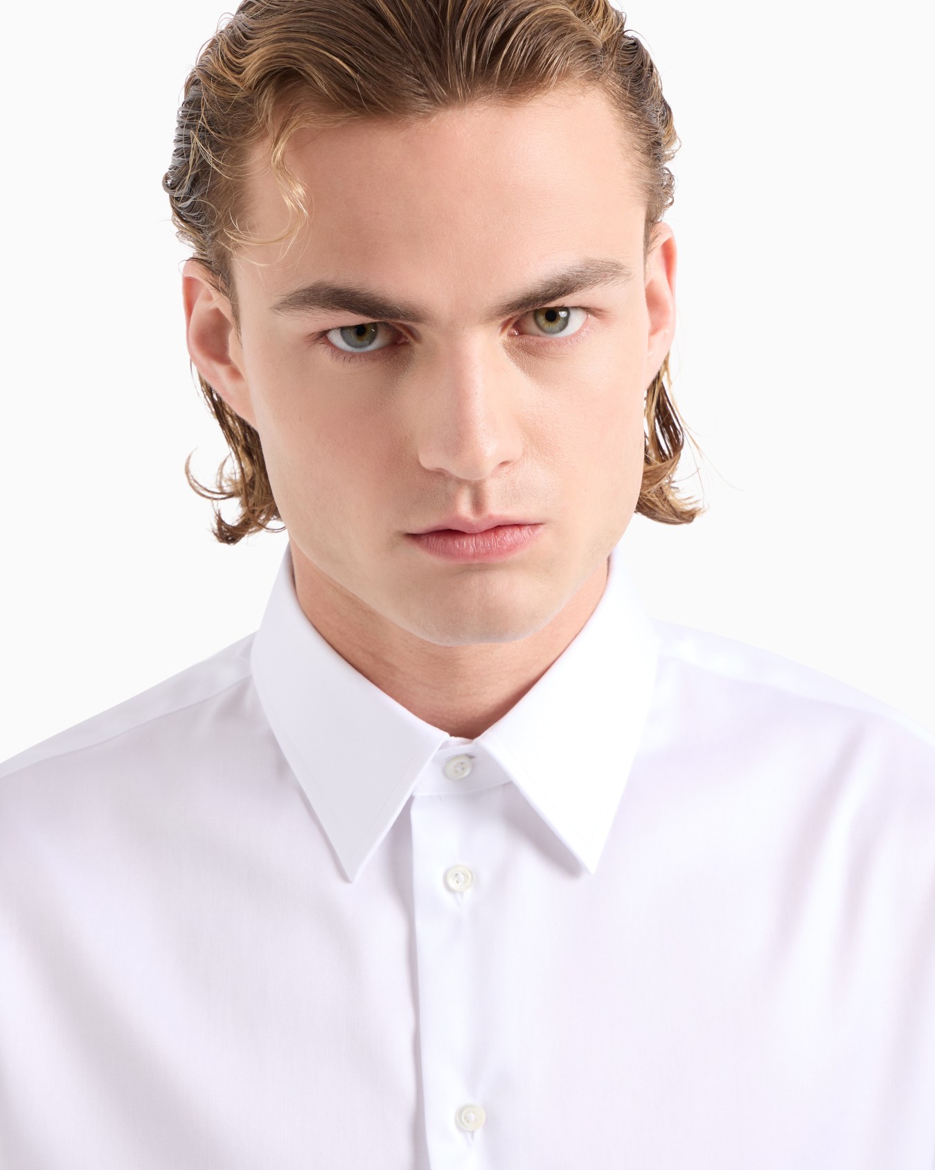 Camisa de algodón elástico sin planchado Diapositiva 4