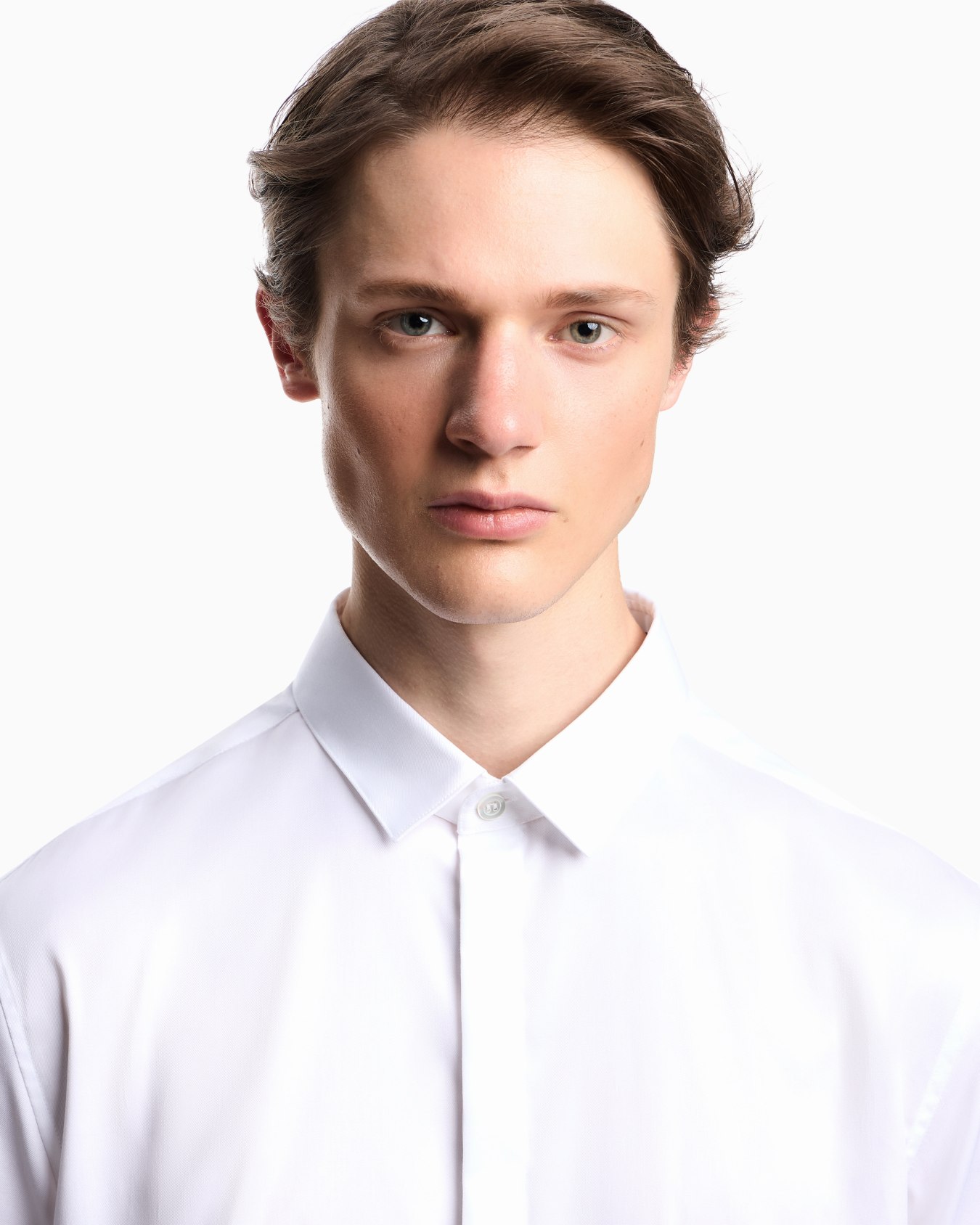 Stretch cotton shirt Slide 4