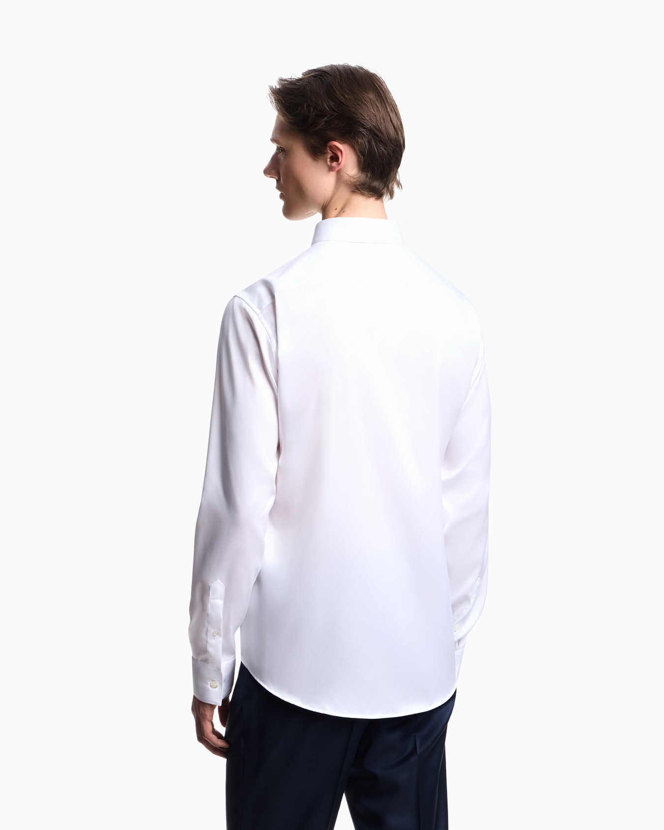 Stretch cotton shirt Slide 2