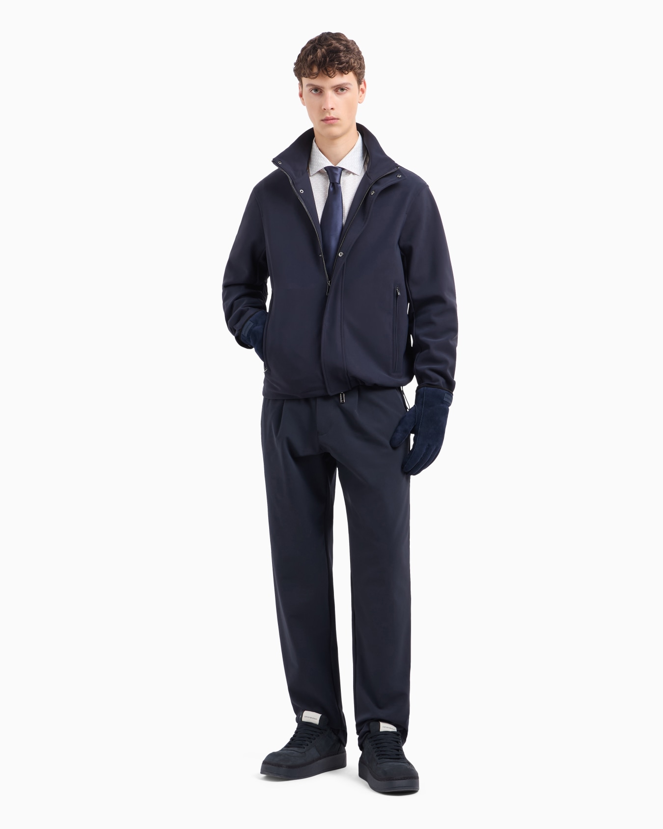 Travel Essential Blouson mit durchgehendem Reißverschluss aus Nylon Folie 3