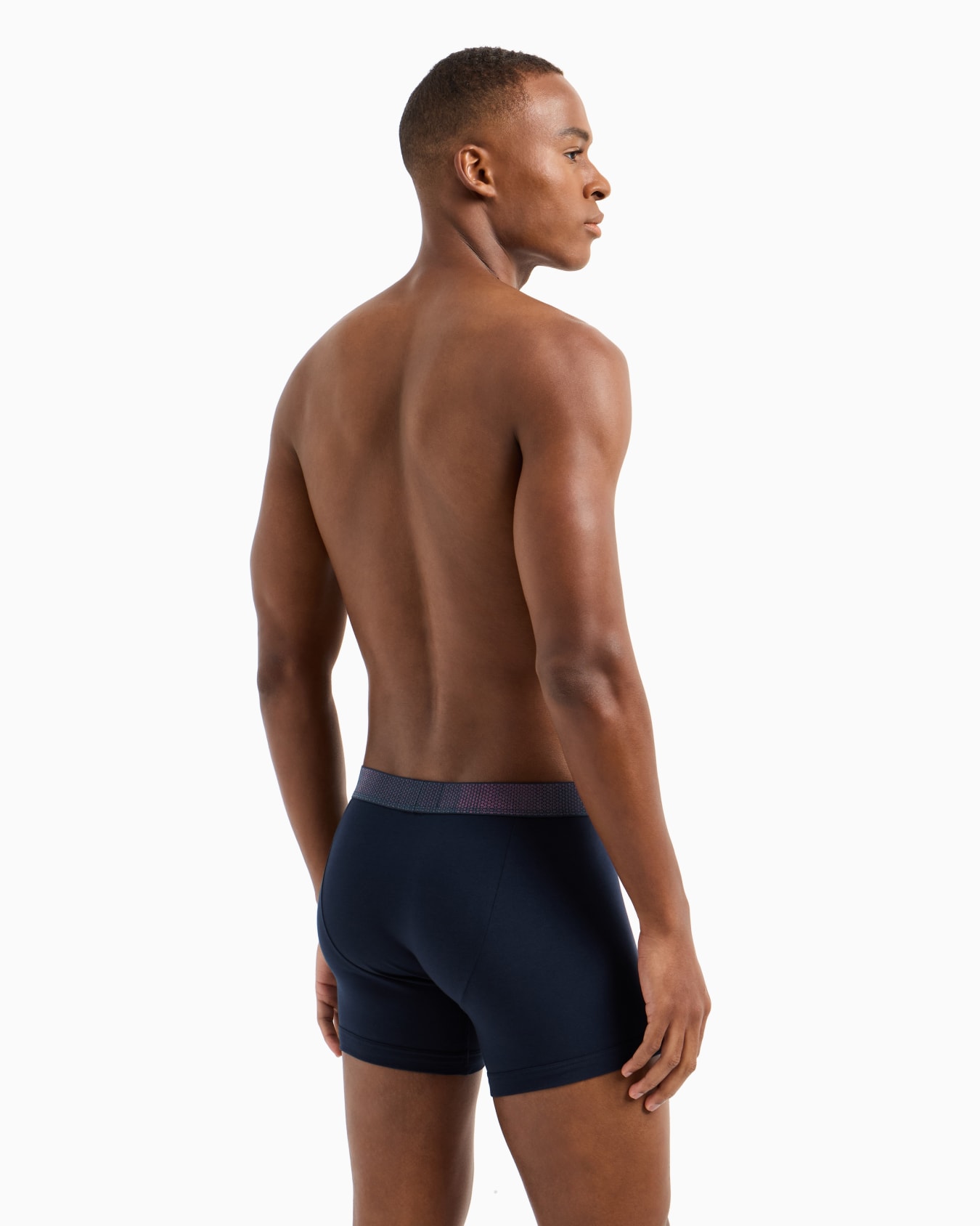 ASV shiny logoband organic-cotton long boxer briefs Slide 2