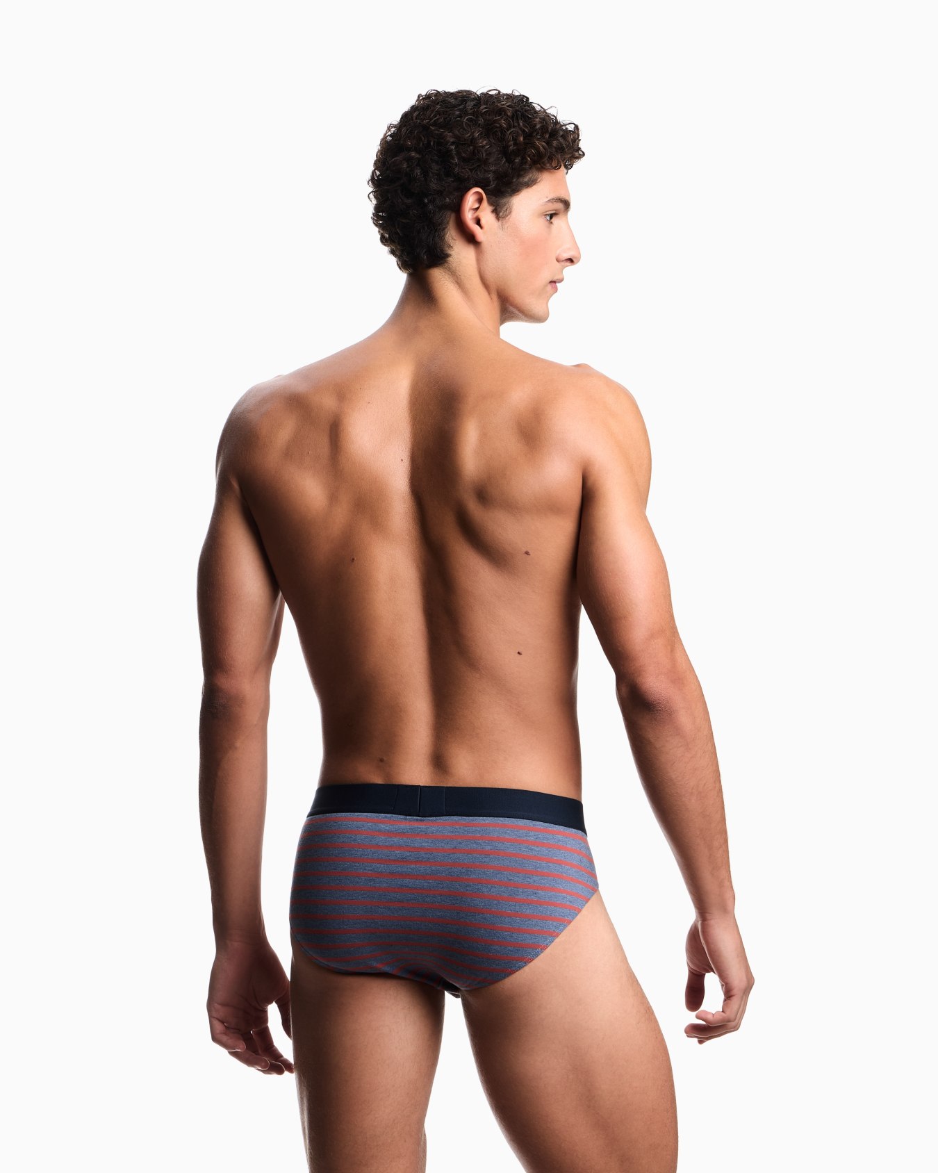 ASV Two-pack of briefs with yarn-dyed stripes Slide 2