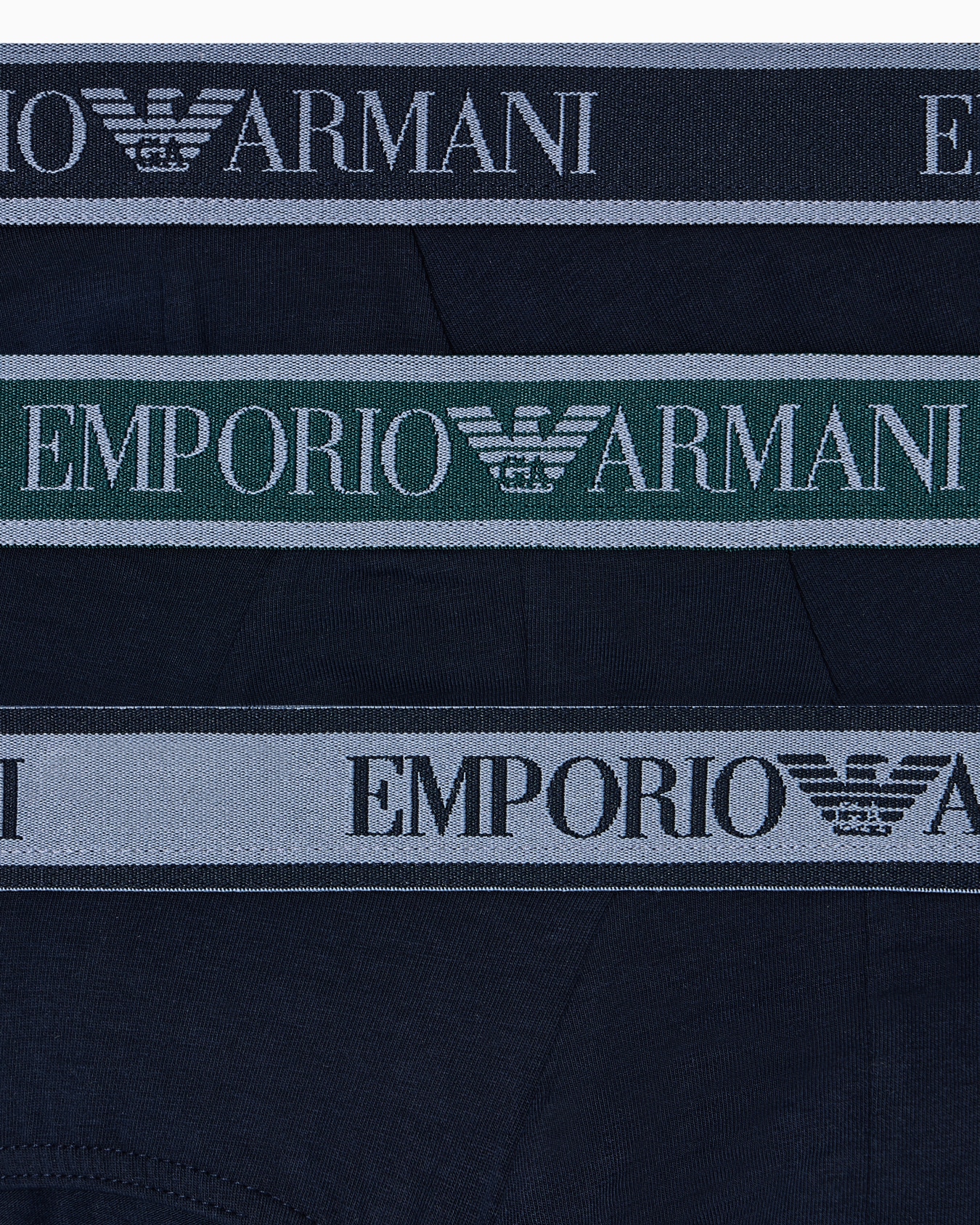 Paquete de tres calzoncillos slip con banda con logotipo Core Diapositiva 3