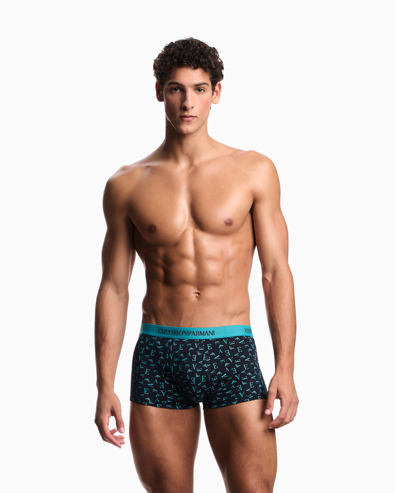 Three-pack of pure cotton jersey boxer briefs Slide 1