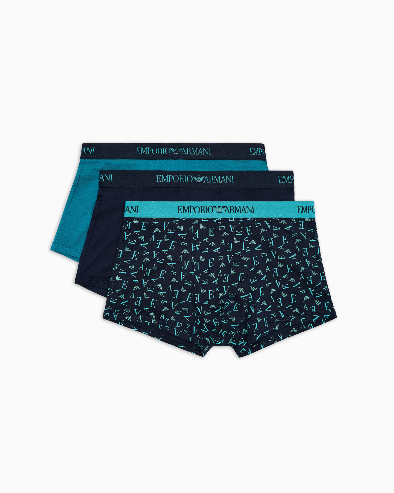 Three-pack of pure cotton jersey boxer briefs Slide 0