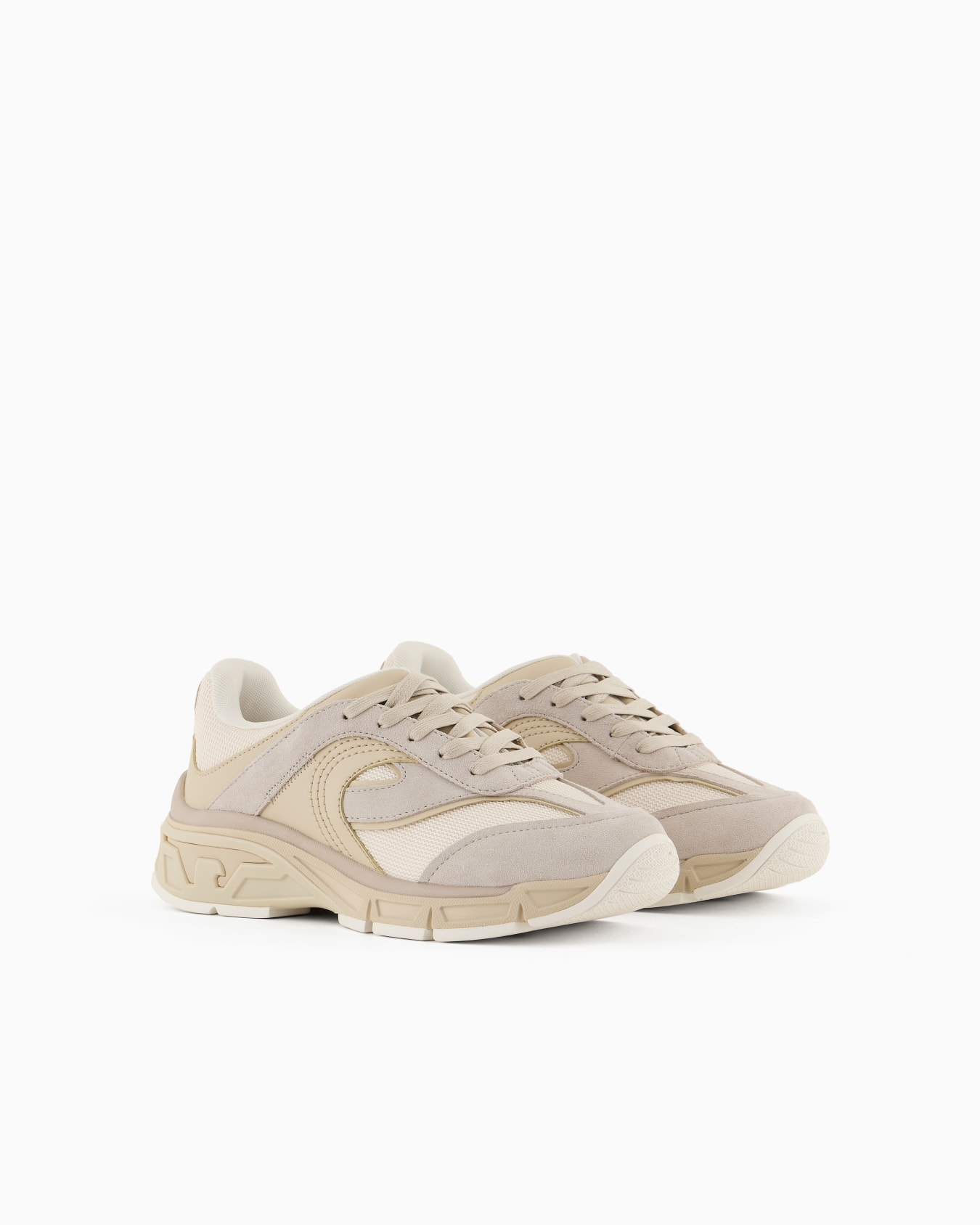 Sneakers Travel Essential en mesh et cuir suédé Diapositive 1