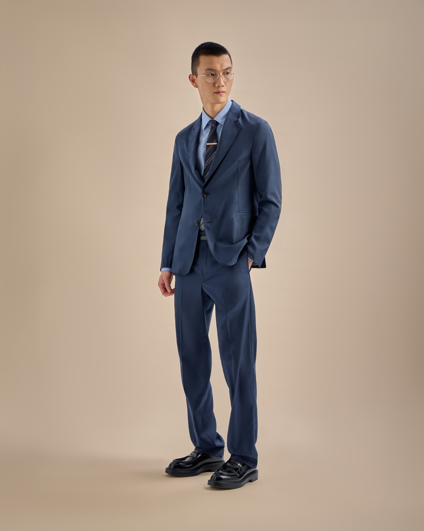 Icon tropical light wool canvas trousers Slide 6
