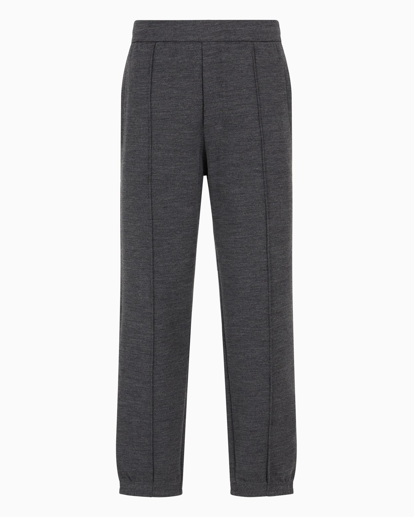Pantalones de chándal en punto de mezcla de lana virgen Travel Essential Diapositiva 0