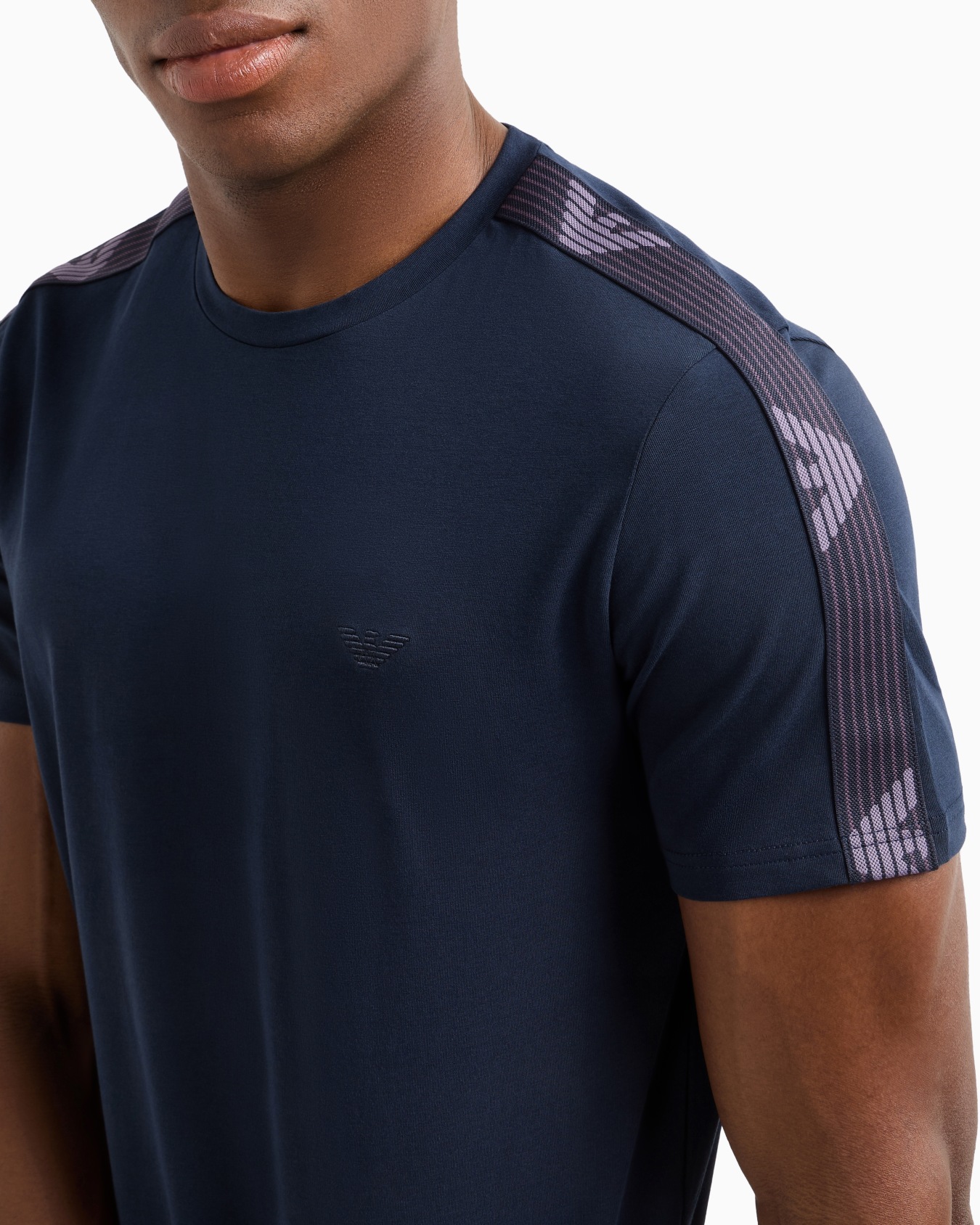 ASV logoband organic-cotton loungewear T-shirt Slide 4
