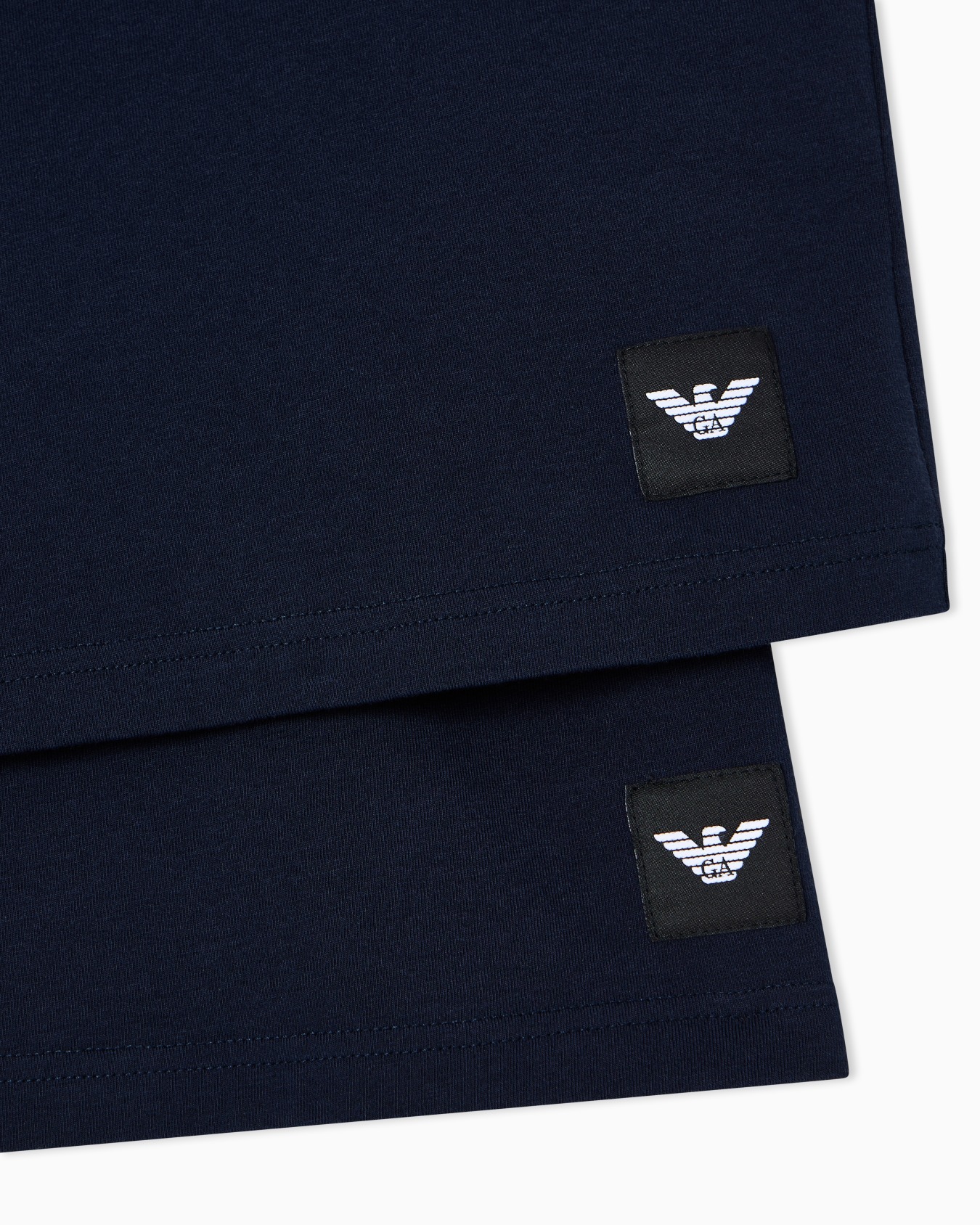 Pack 2 T-shirt loungewear in jersey Essential logolabel Slide 3